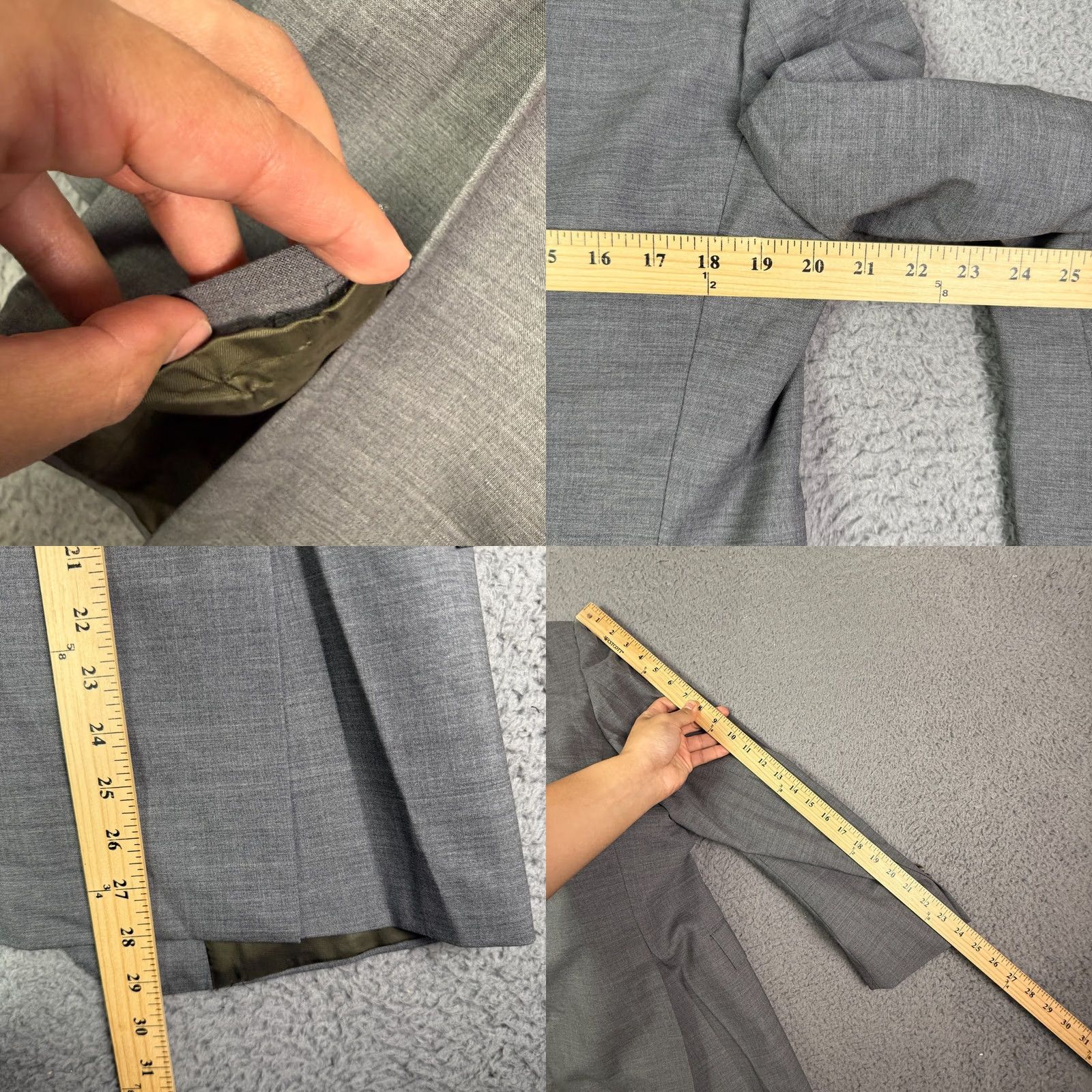 Todd Snyder Todd Snyder Trop Wool Suit Jacket Mens 40S Charcoal Gray Sutton Fit Italy NEW Size 40R - 9 Thumbnail