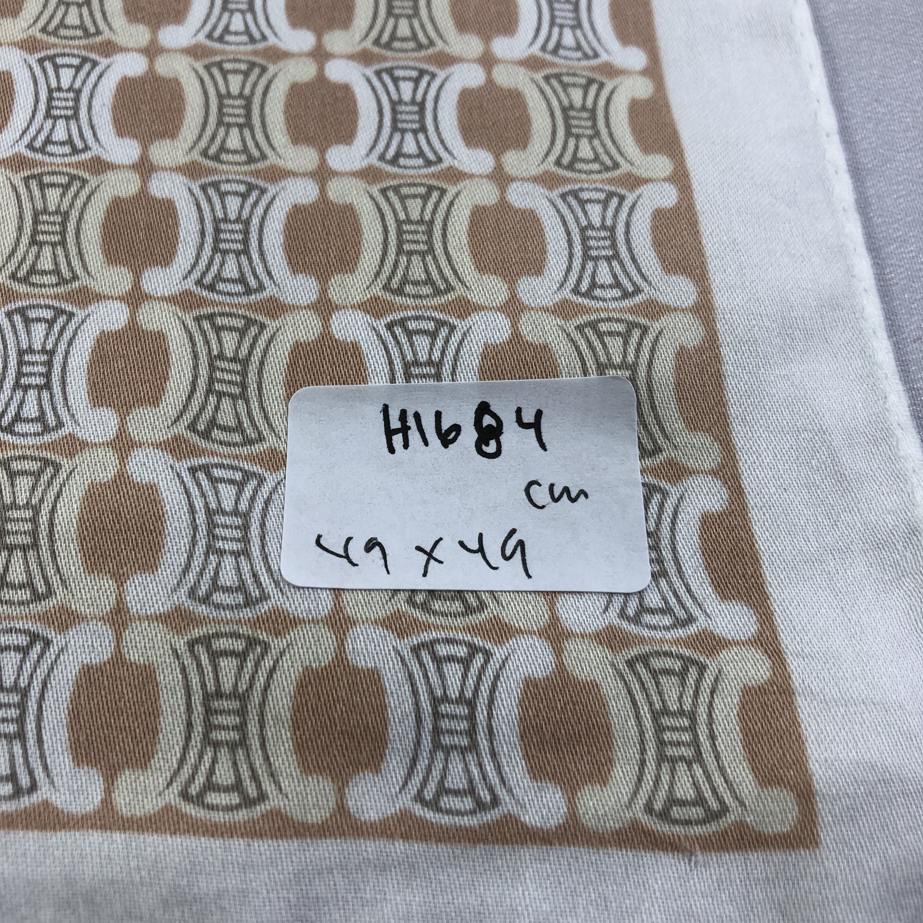 Japanese Brand Celine Handkerchief Neckerchief Bandana H1684 Size ONE SIZE - 6 Thumbnail