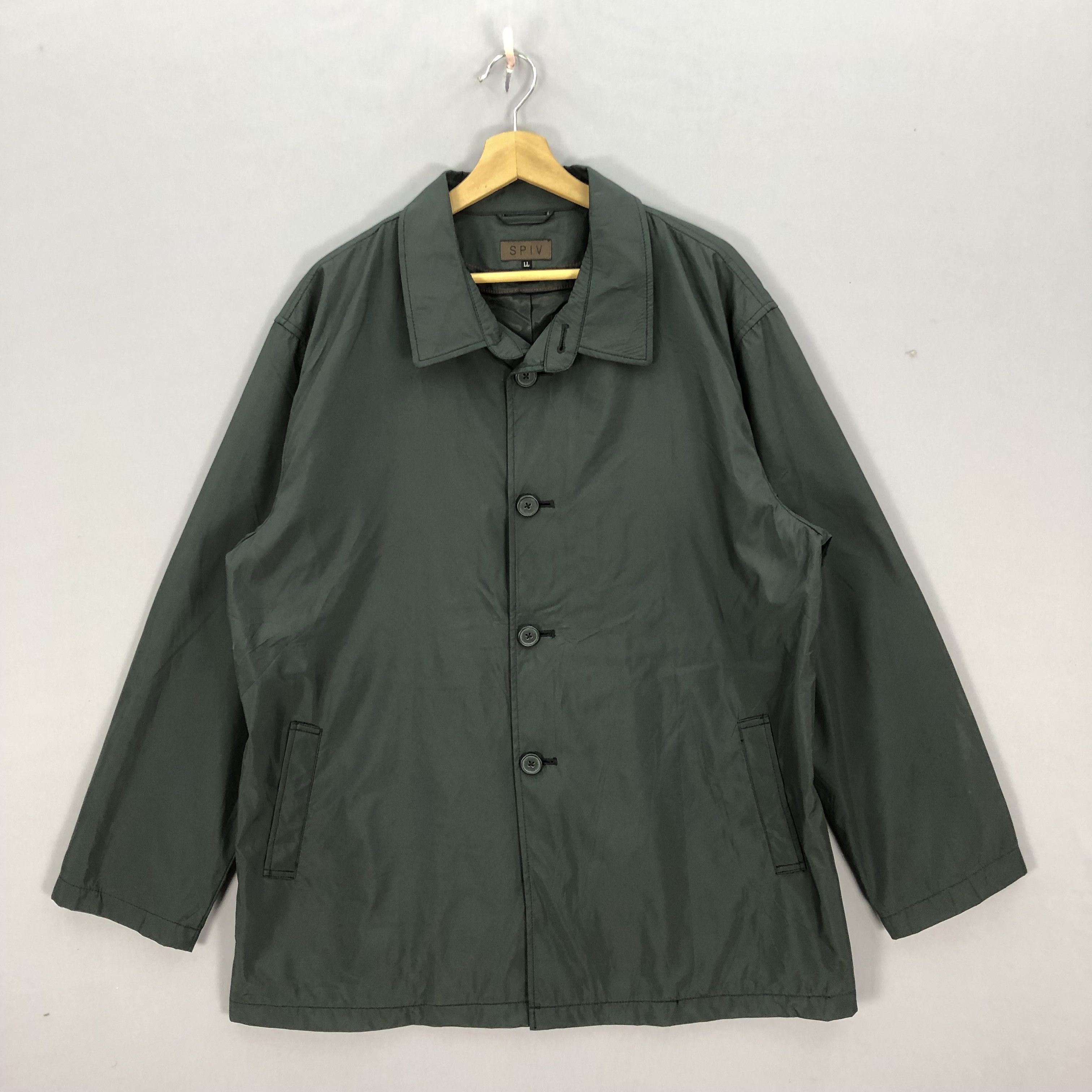 Japanese Brand Vintage Y2K SPIV Japanese Trench Logn Jackets Size L / US 10 / IT 46 - 2 Thumbnail