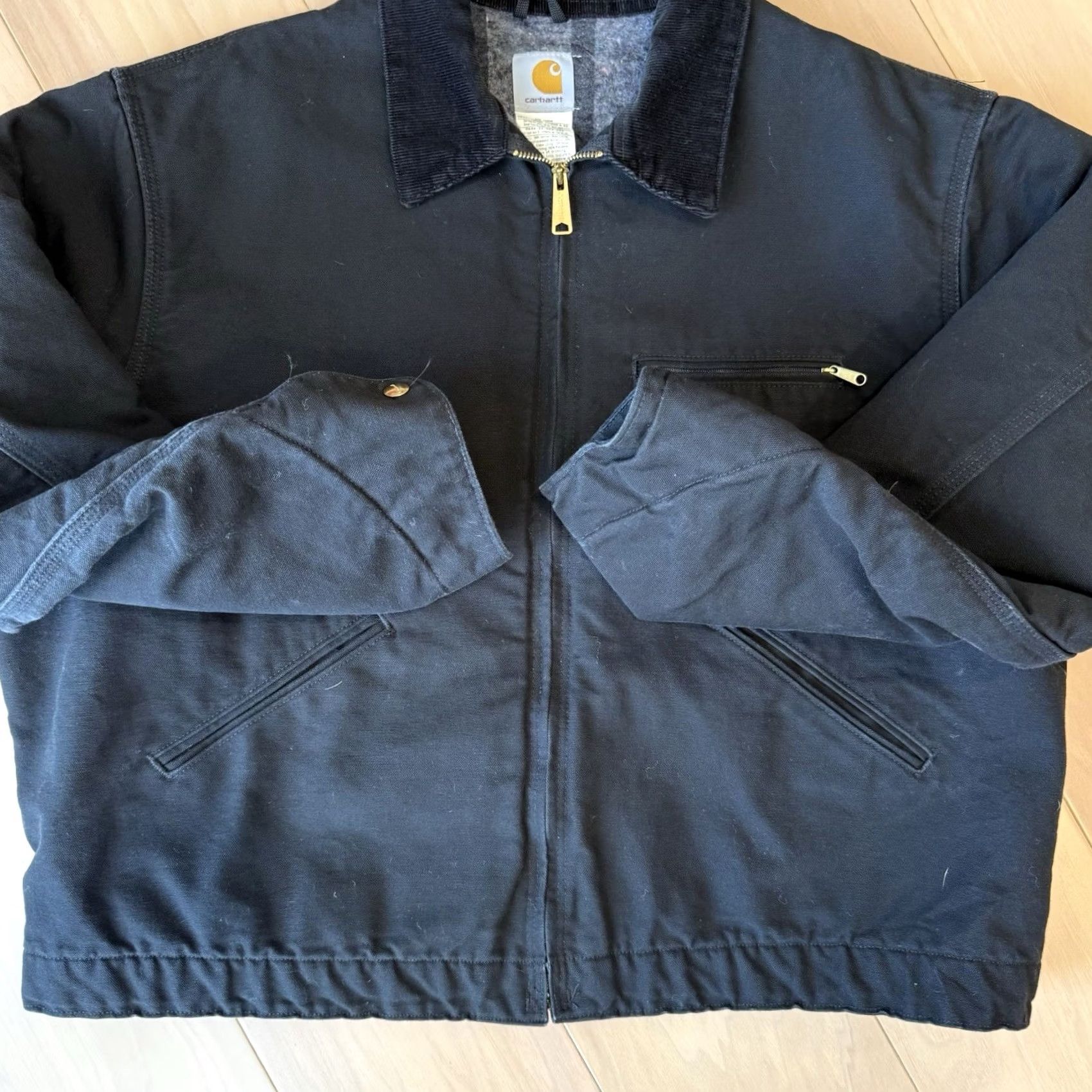 Carhartt Carhartt Detroit Jacket 2XL Black Heavy Workwear Full Zip Bomber J001 Made USA Jacket Mens 2XL Black Workwear 90s USA Carhartt J130 J102 Vintage Size US XXL / EU 58 / 5 - 6 Thumbnail