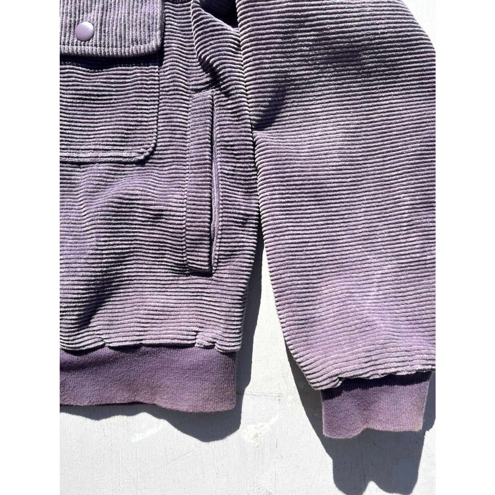Alltimers Alltimers Jacket Purple Jeremih M Cord Retro Full Zip Bomber Street Logo Mens Size US M / EU 48-50 / 2 - 6 Thumbnail