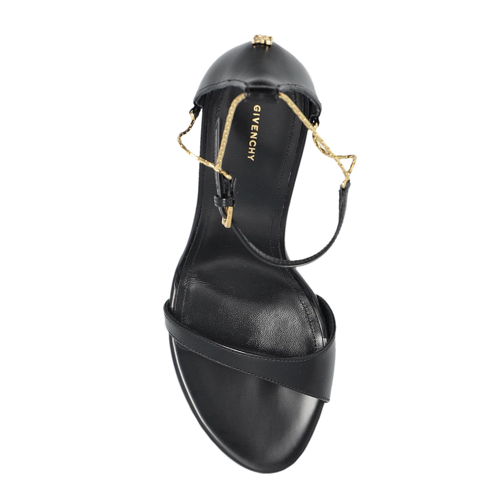 Givenchy GIVENCHY Black Leather 100mm Heel Sandals New & Authentic (W Size US 6 / IT 36 - 4 Thumbnail