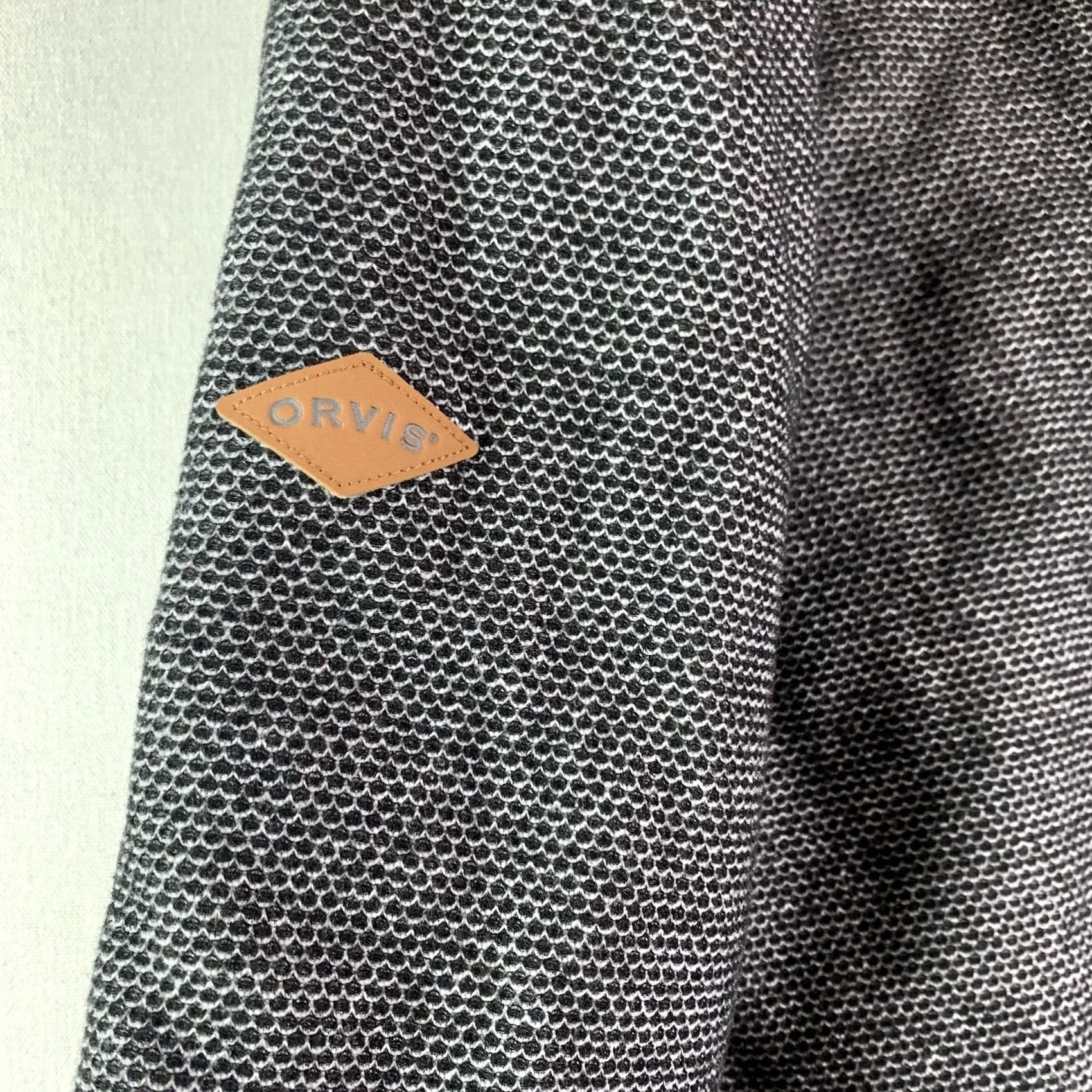 Orvis Orvis Mens Medium Gray Pullover Sweater 1/4 Zip Sherpa Lined Long Sleeve Size US M / EU 48-50 / 2 - 6 Thumbnail