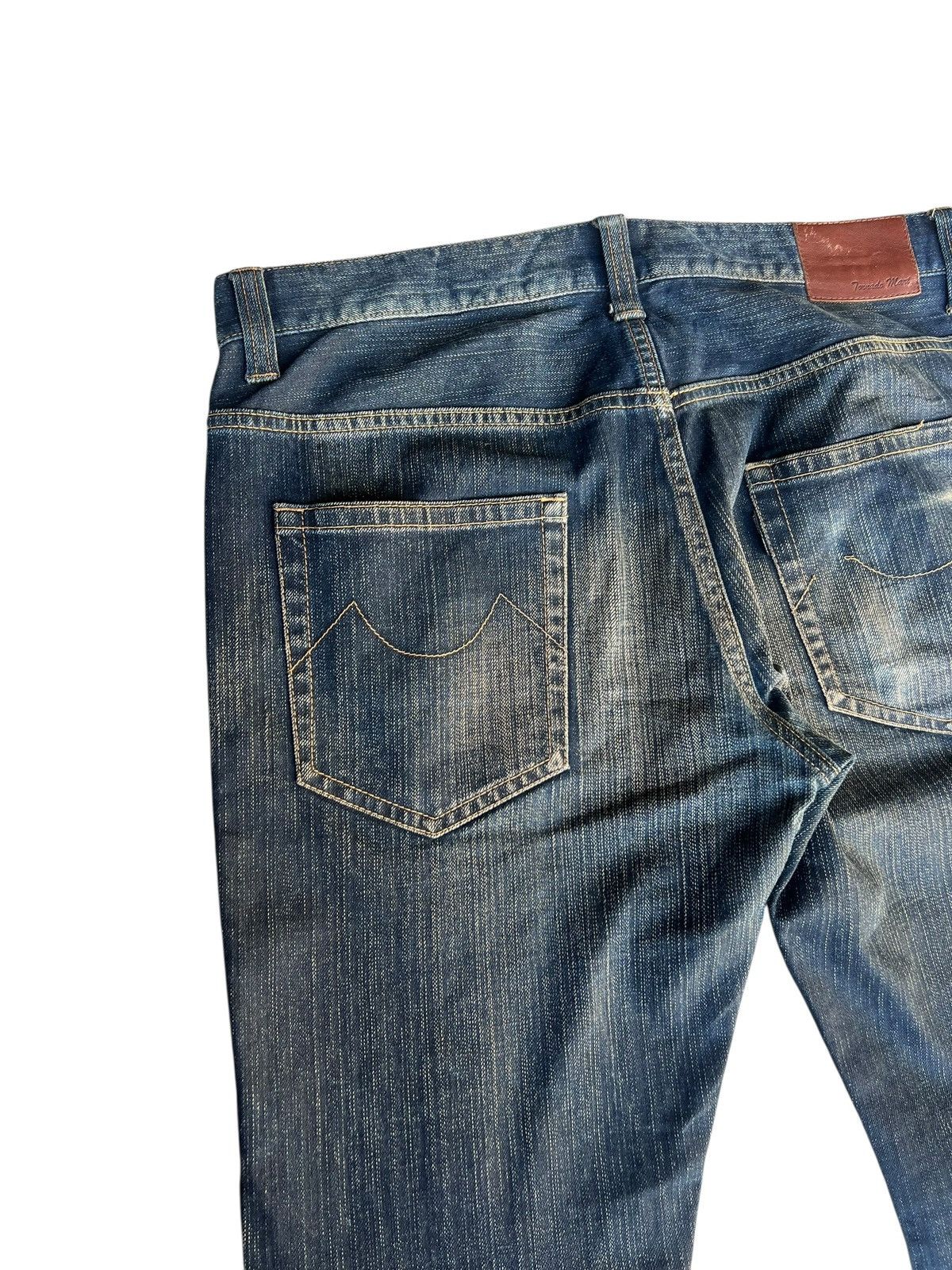 Tornado Mart Trashed Tornado Mart Distress Dirty Mud Denim Flare Jeans Size US 33 - 16 Thumbnail