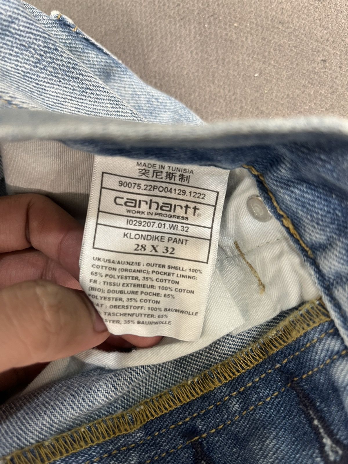 Carhartt Wip CARHARTT KLONDIKE PANTS Size US 28 / EU 44 - 4 Thumbnail