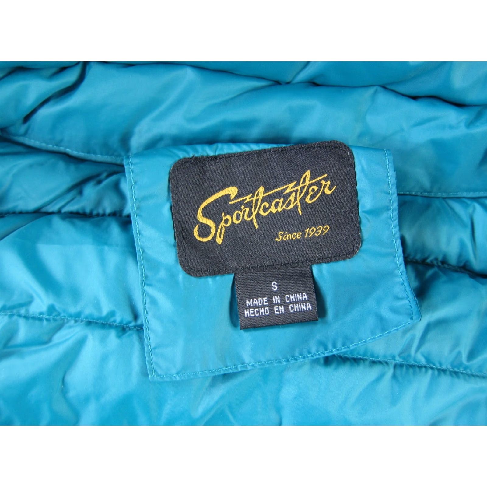 Altea Sportcaster Puffer Jacket Women S Teal Green Quilted Down Warm Cozy Nylon 100% Down Front Zip Size S / US 4 / IT 40 - 4 Thumbnail
