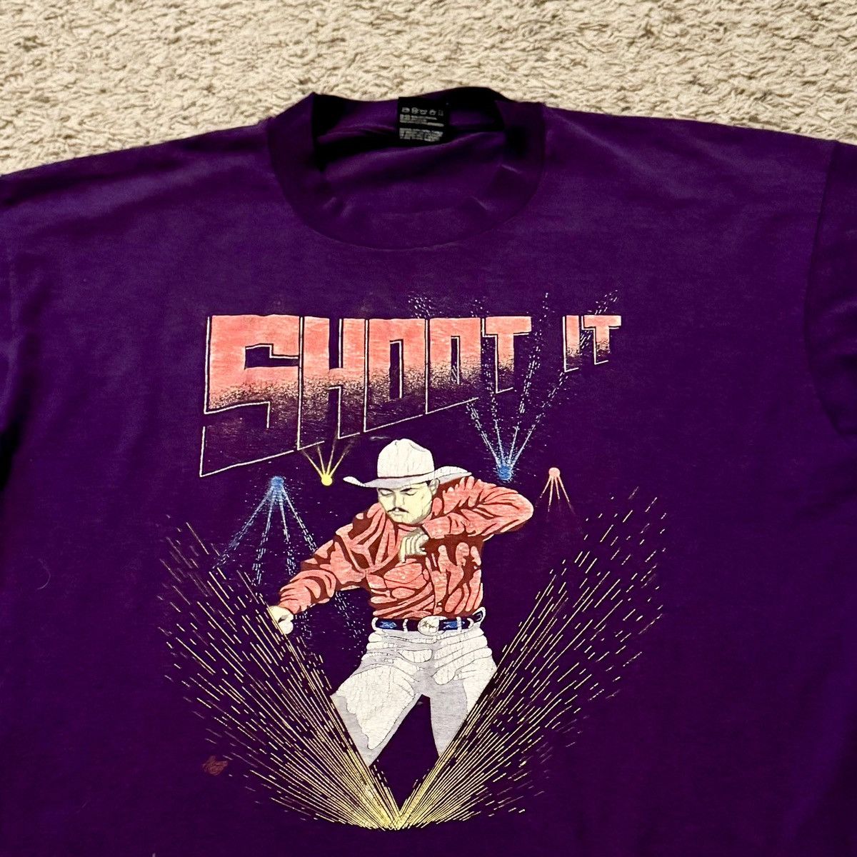 Band Tees VINTAGE 1994 SHOOT IT COUNTRY BAND TOUR TEE! Size US XL / EU 56 / 4 - 3 Thumbnail