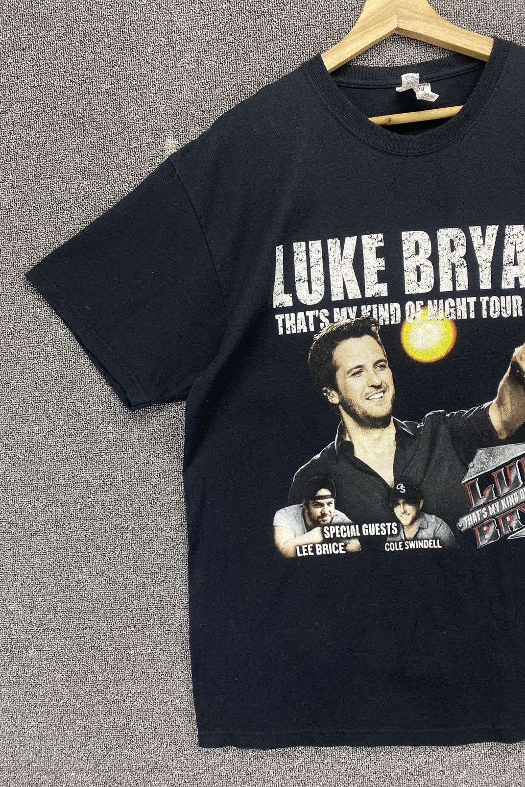 Band Tees Luke Bryan Night Tour Punk Rock Band Tees T Shirts Size US XL / EU 56 / 4 - 3 Thumbnail
