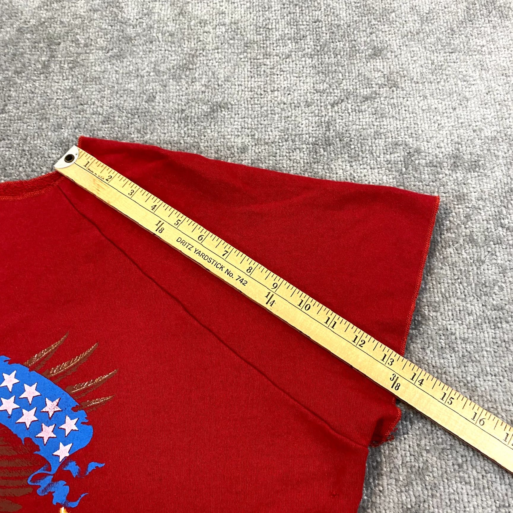 Vintage VINTAGE Motorcycle Shirt Mens One Size Red Biker Eagle Thunder Week Rag Gym 90s Size US M / EU 48-50 / 2 - 5 Thumbnail