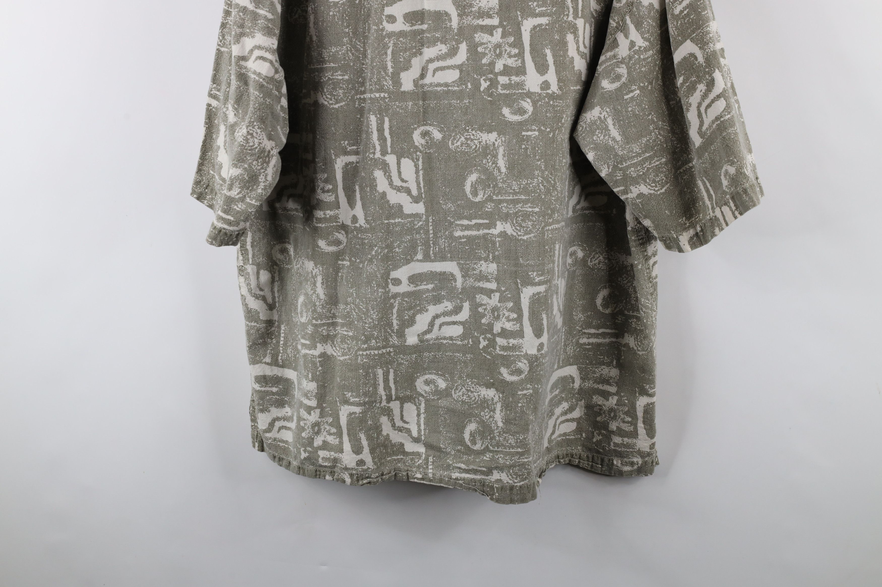 Vintage Vintage 90s Streetwear Baggy Fit Collared Button Shirt Size US XL / EU 56 / 4 - 10 Thumbnail