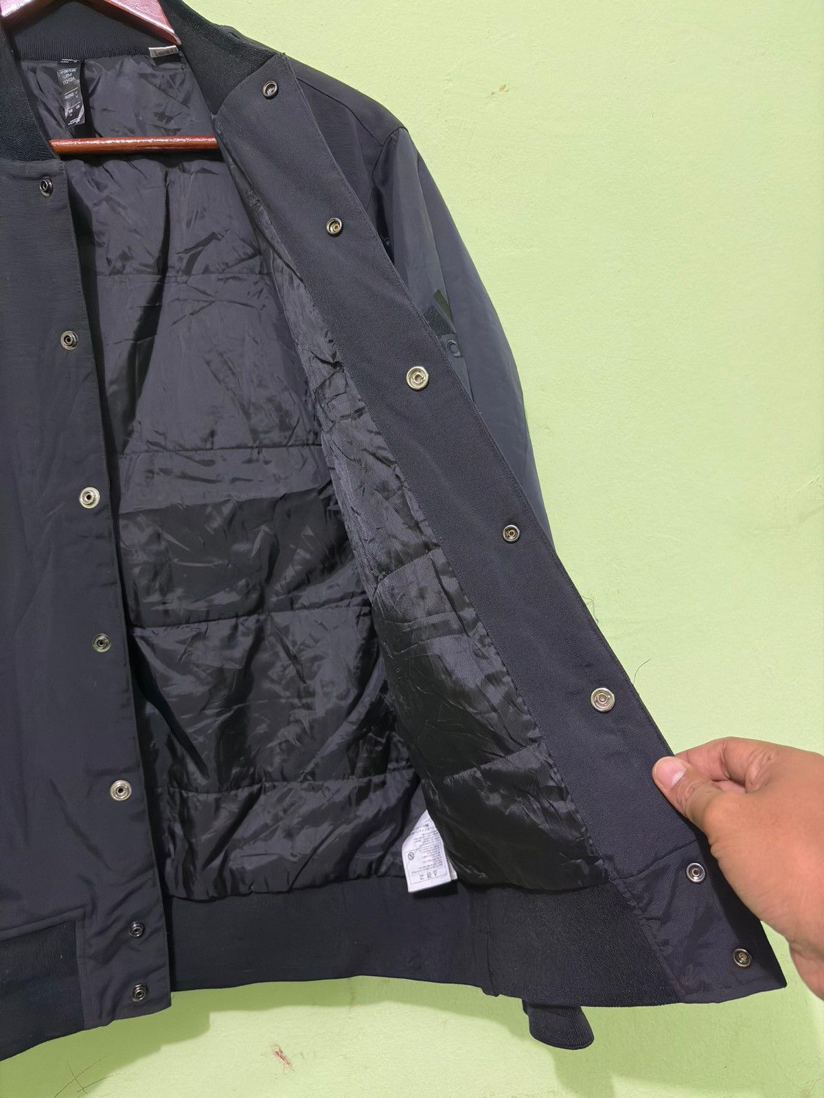 Adidas × All Blacks Adidas Bomber Jacket All Black New Zealand Rugby Jacket Size US M / EU 48-50 / 2 - 5 Thumbnail