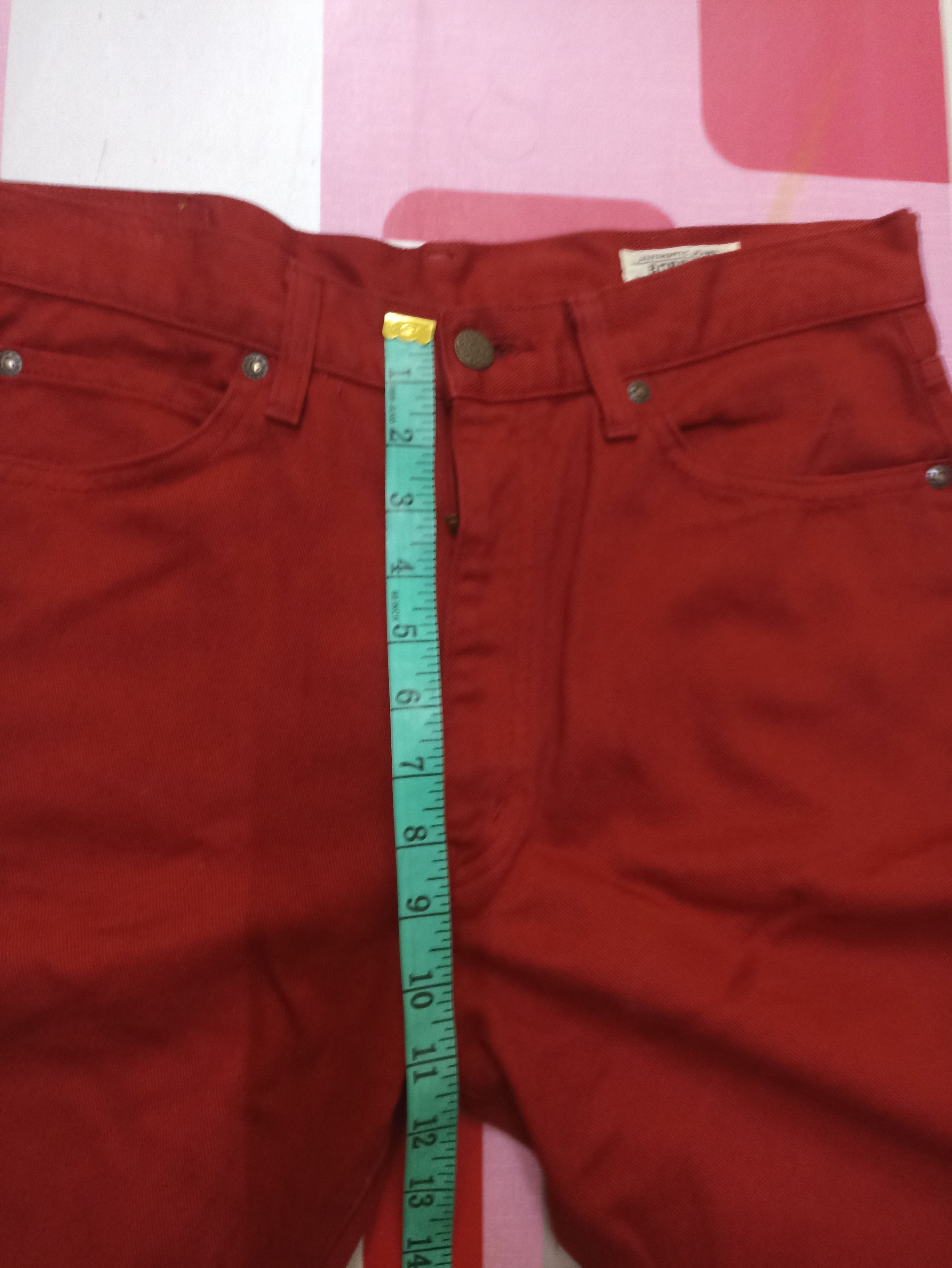 Beauty Beast Vtg 80s Vintage Bobson jeans size 32" red colour Size US 32 / EU 48 - 10 Thumbnail