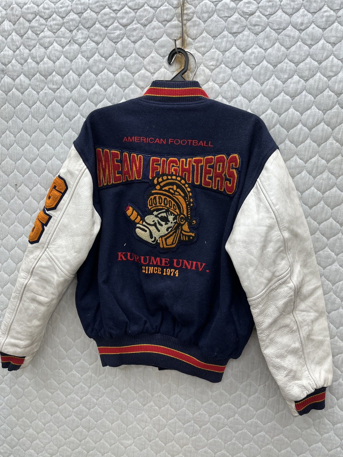Japanese Brand 🔥🔥🔥ARCHIVE UNITED FORUS MEAN FIGHTERS VARSITY JACKET Size US M / EU 48-50 / 2 - 2 Thumbnail