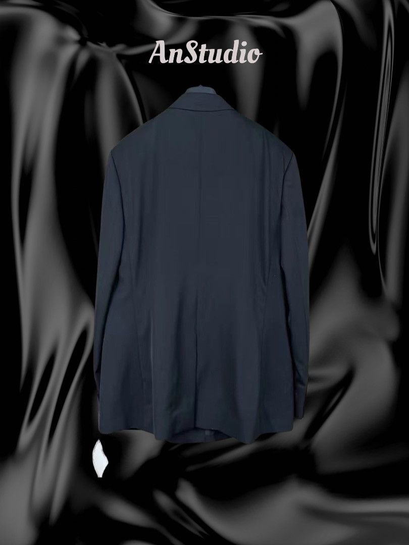 Dior × Travis Scott Dior x Travis Scott Black Double Breasted Jacket Size US M / EU 48-50 / 2 - 2 Thumbnail