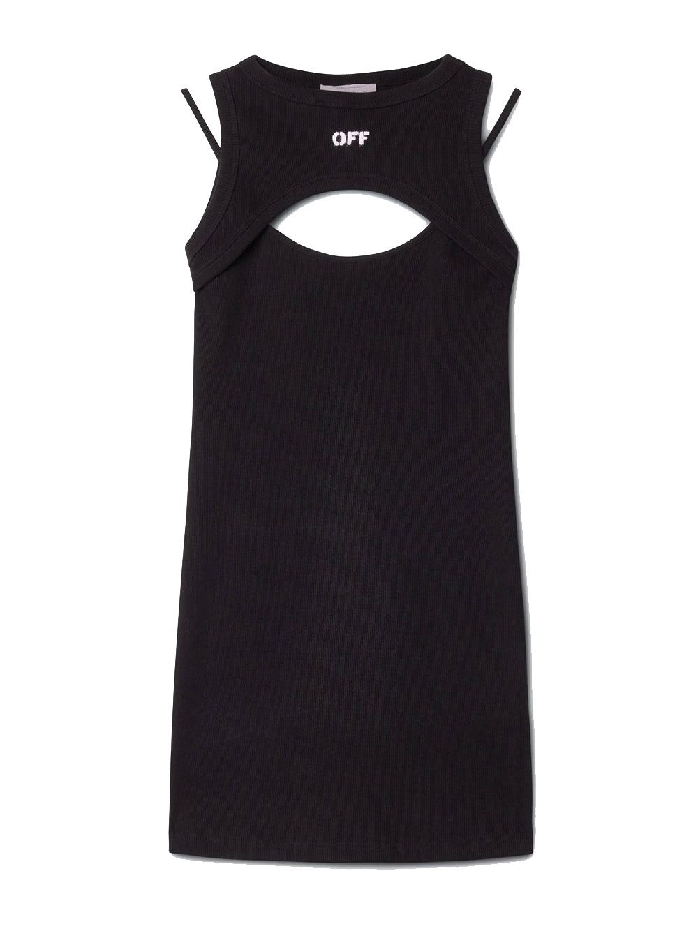 image of Off White Off-White Mini Dress Size 42 in Black, Women's