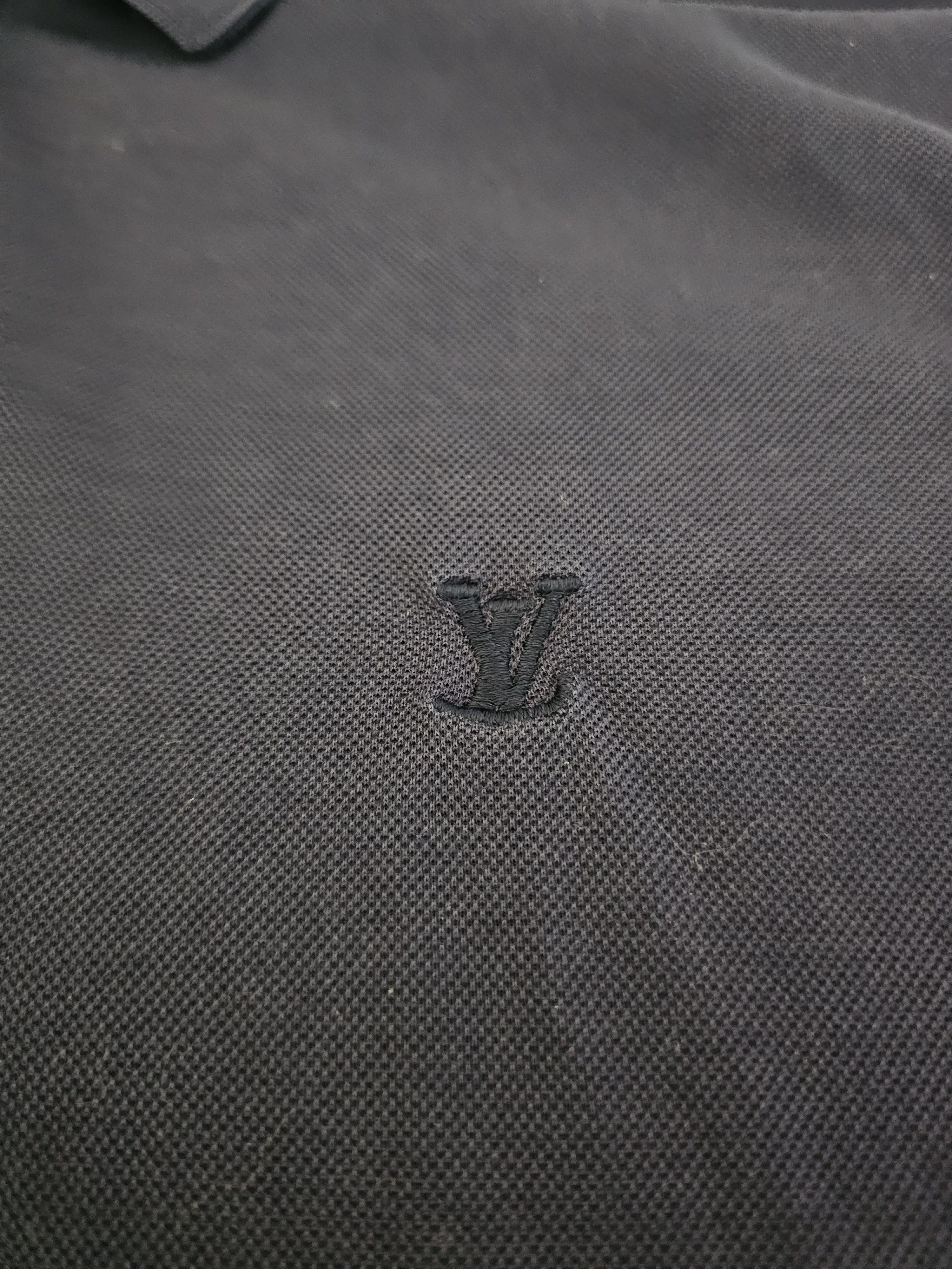 Louis Vuitton Louis Vuitton Men's Blue and Purple Polo Shirt Size XL Size US XL / EU 56 / 4 - 2 Thumbnail