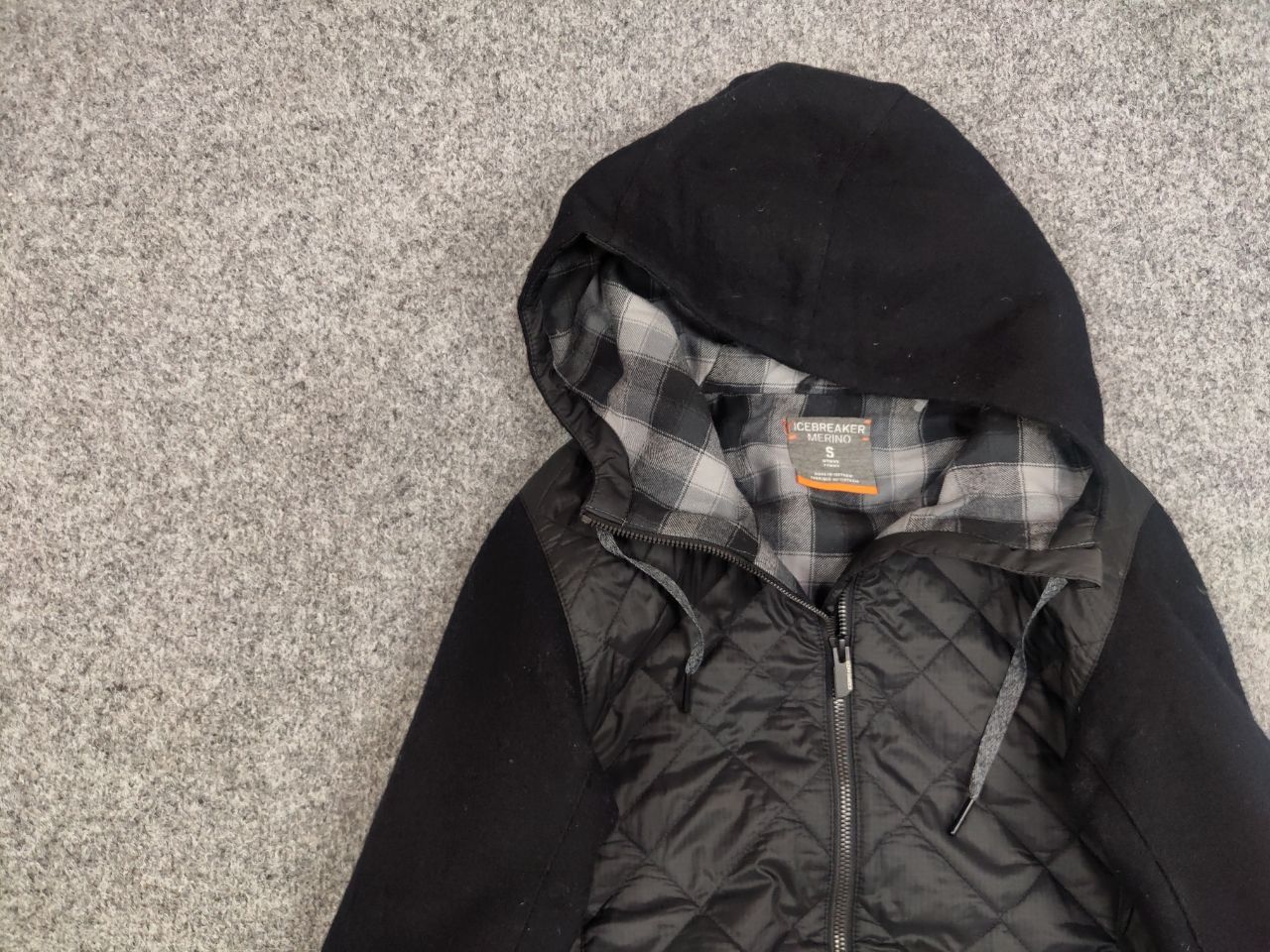 Iceberg Icebreaker Merino Loft Insulated Hooded Black Coat Jacket Size S / US 4 / IT 40 - 11 Thumbnail