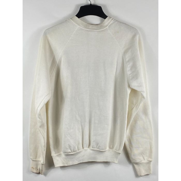 Vintage 90'S Tultex college sweatshirt, made in the USA, men's size XL cotton white type Vintage Second Hand