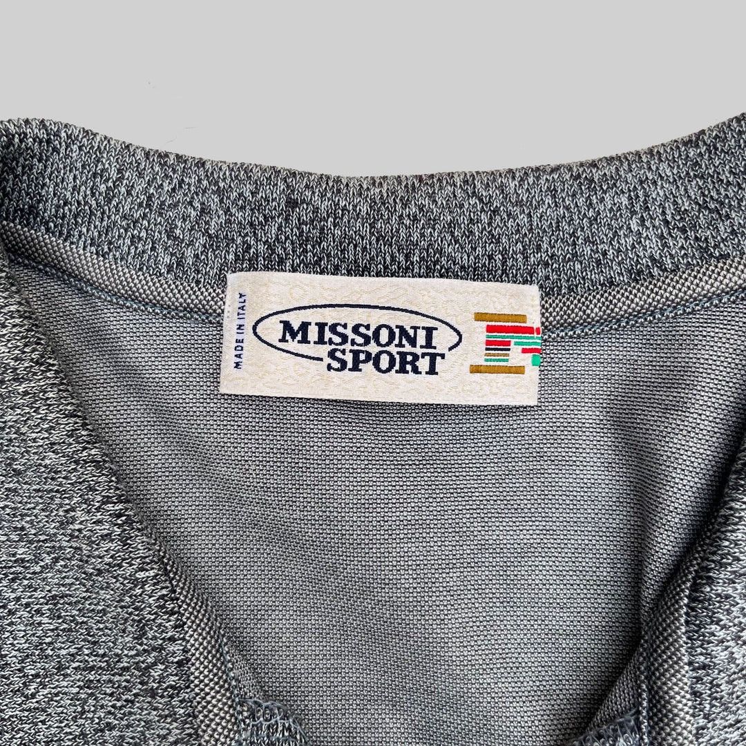 Missoni Missoni Sport 1990 90s Vintage Italy Made Rare Polo Shirt Size US M / EU 48-50 / 2 - 3 Thumbnail