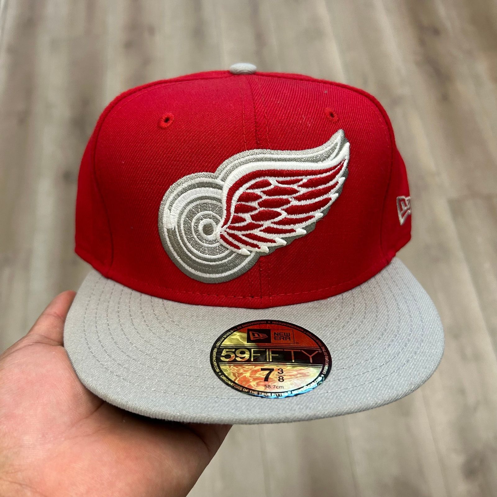New Era New Era Detroit Red Wings 59FIFTY fitted hat cap size 7 3/8 Size ONE SIZE - 2 Thumbnail