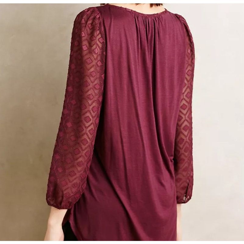 Anthropologie One September Anthropologie Madiran Peasant Blouse XS Size XS / US 0-2 / IT 36-38 - 2 Thumbnail