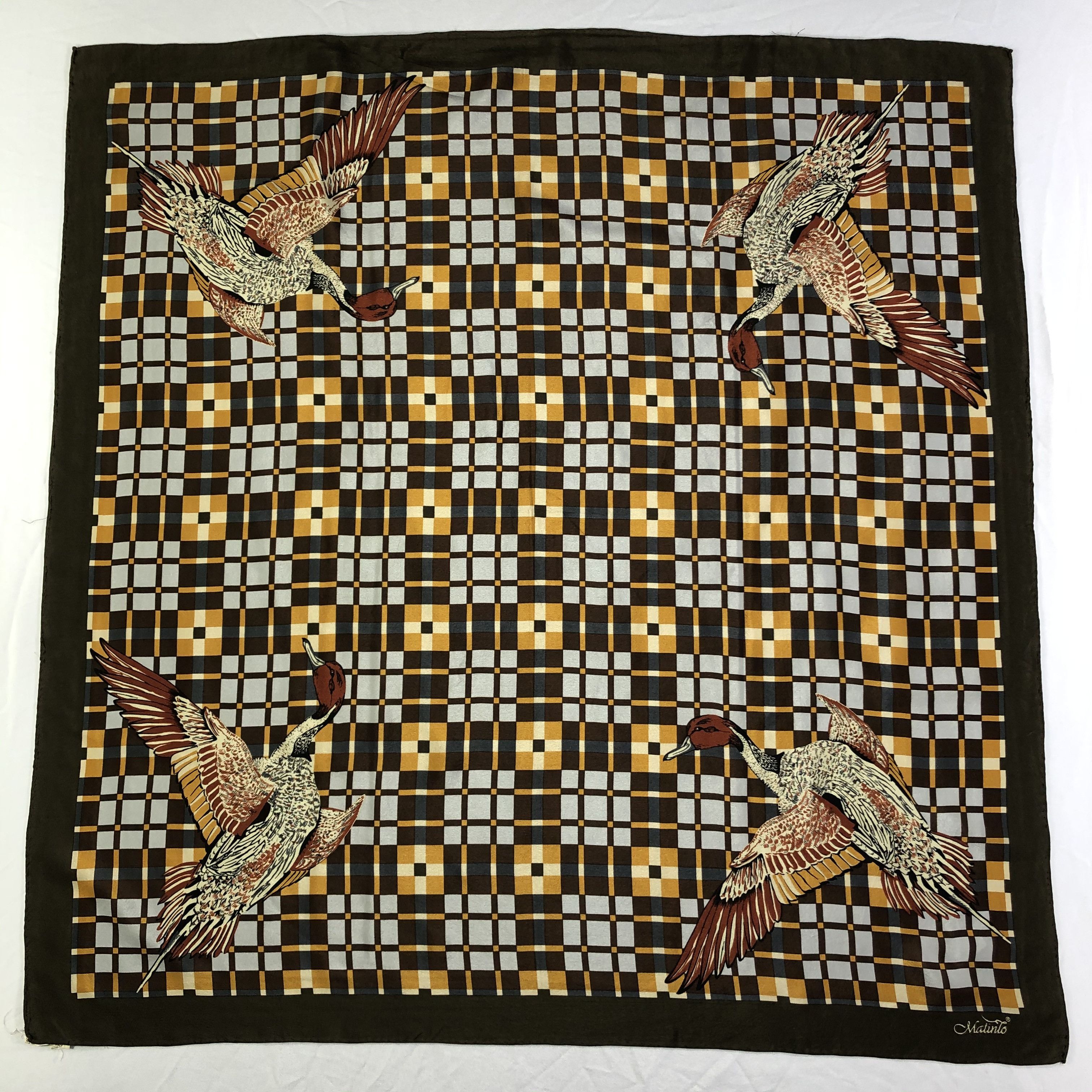 Vintage Vintage Matinlo Silk Scarf Size ONE SIZE - 2 Thumbnail