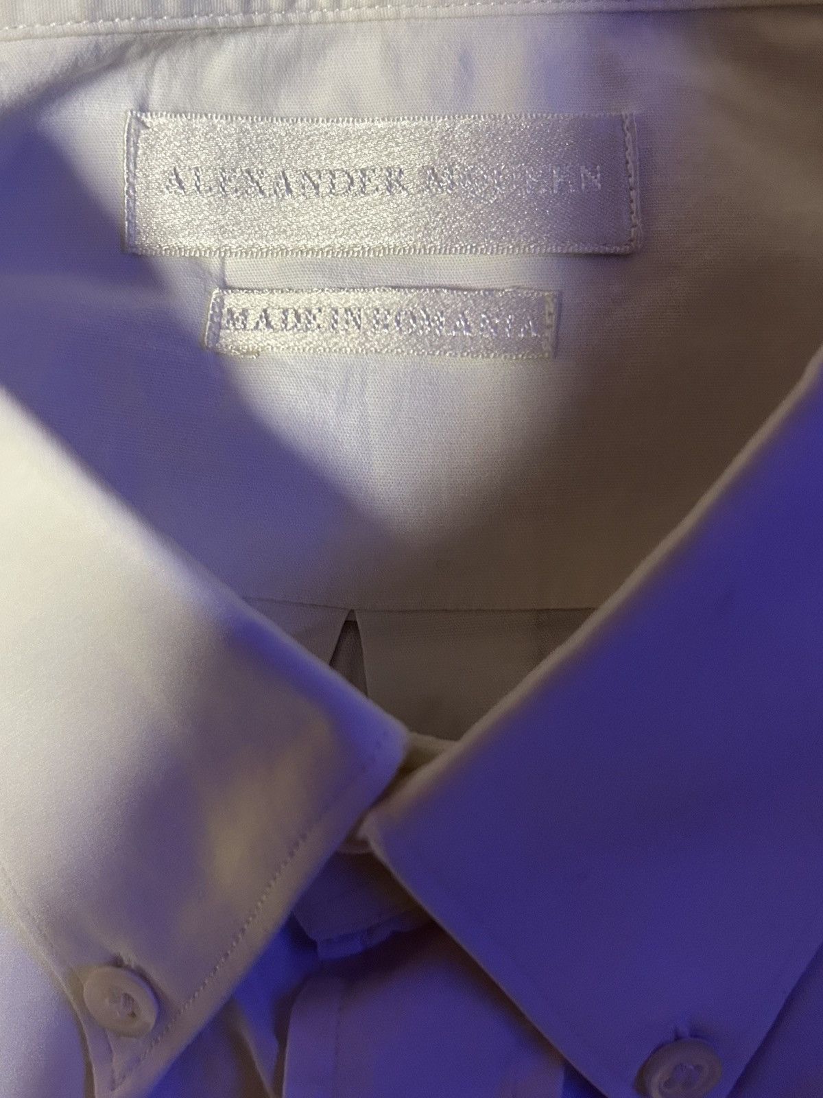 Alexander McQueen 2009 White Alexander McQueen Button-Up Size US L / EU 52-54 / 3 - 3 Thumbnail