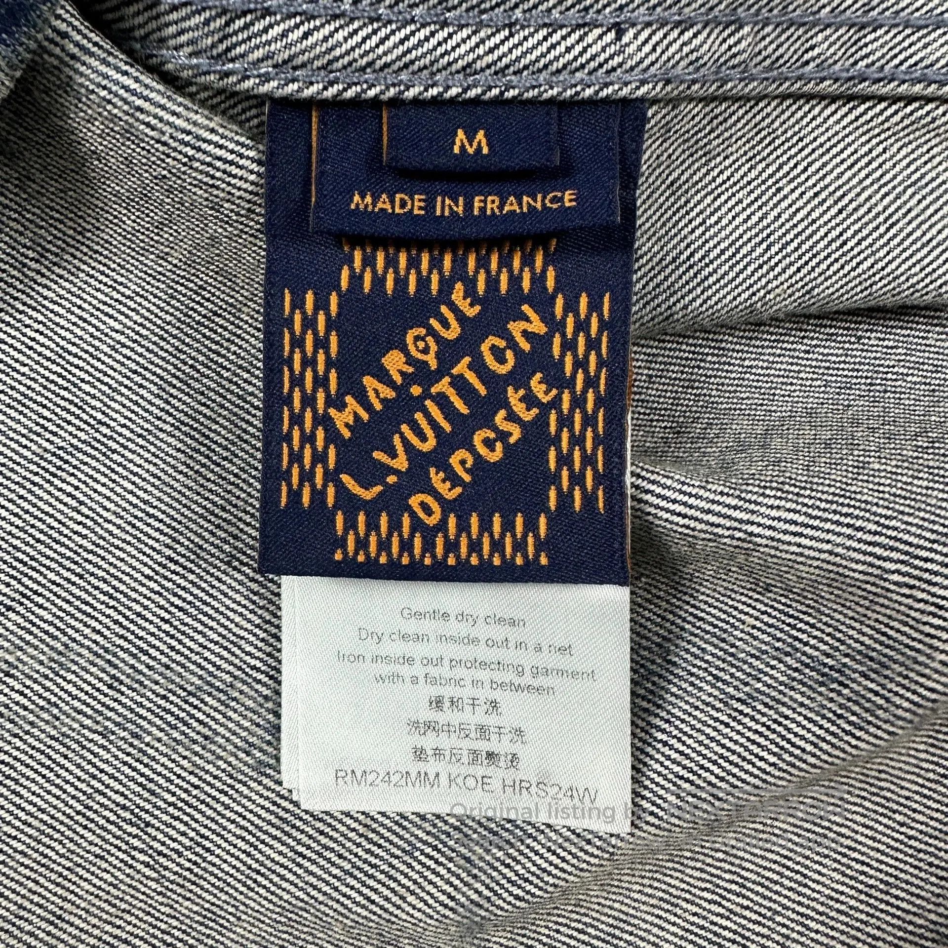 Louis Vuitton louis vuitton ss24 blue denim short shirt. Size US M / EU 48-50 / 2 - 4 Thumbnail