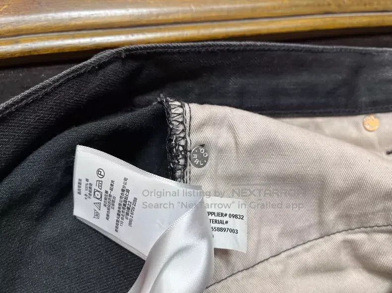 RRL Ralph Lauren RRL Ralph Lauren Black Cow Jeans Size US 32 / EU 48 - 6 Thumbnail