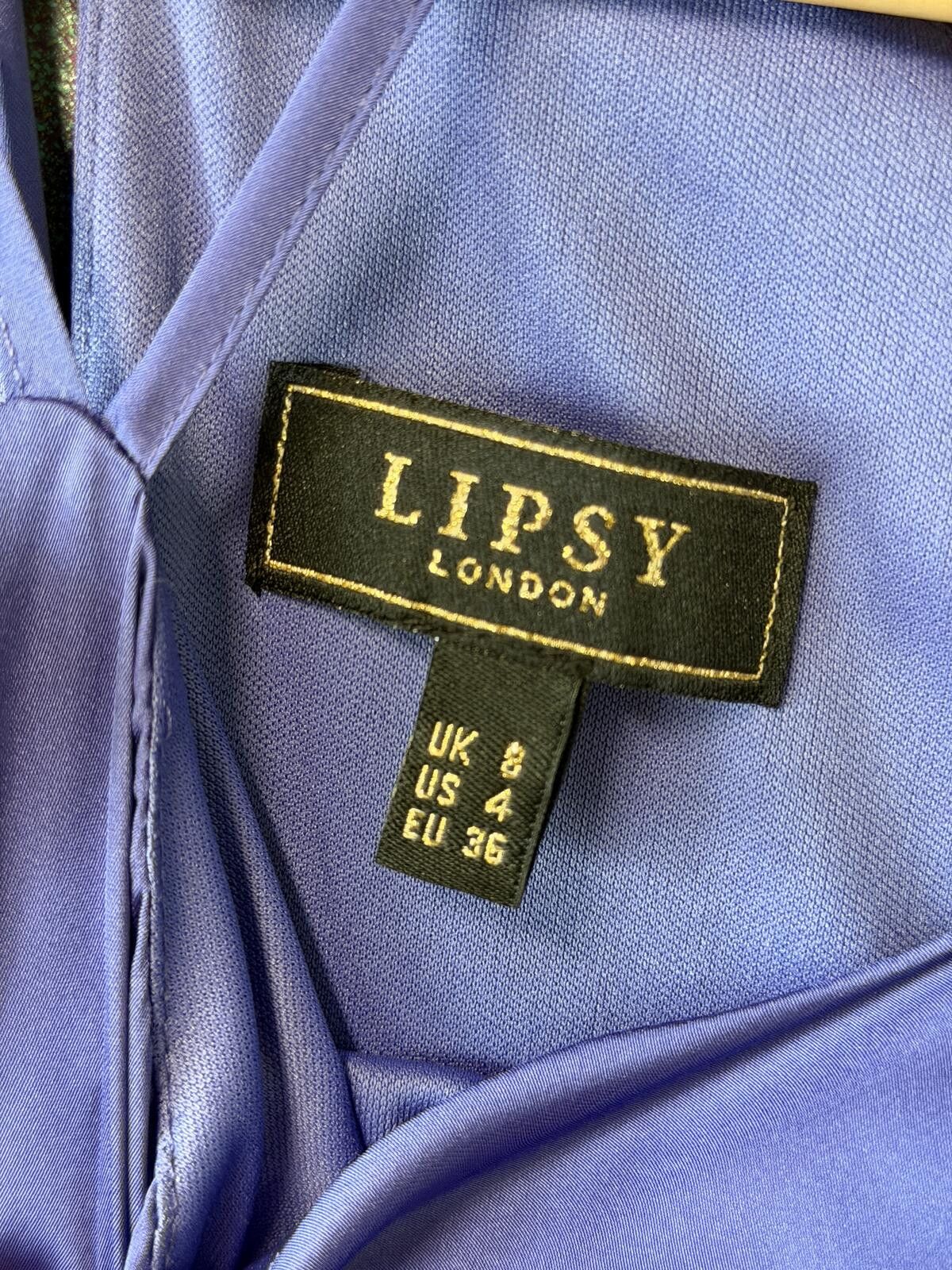 Other Lipsy London purple satin blouse in size 8 Size S / US 4 / IT 40 - 2 Thumbnail