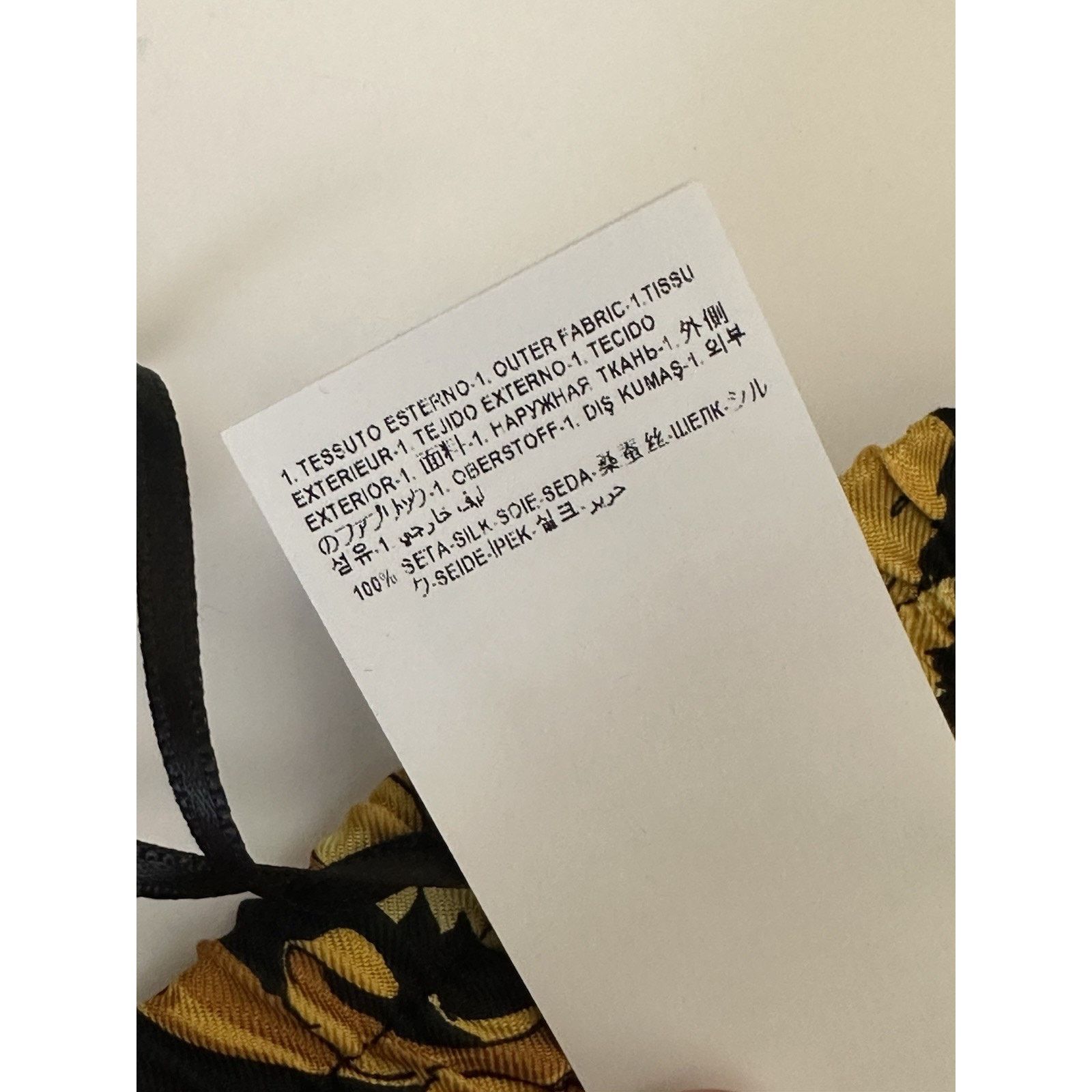 Versace Versace Baroque Silk Pajama Pants Black/Gold 4 US 1005409 Size 27" / US 4 / IT 40 - 11 Thumbnail
