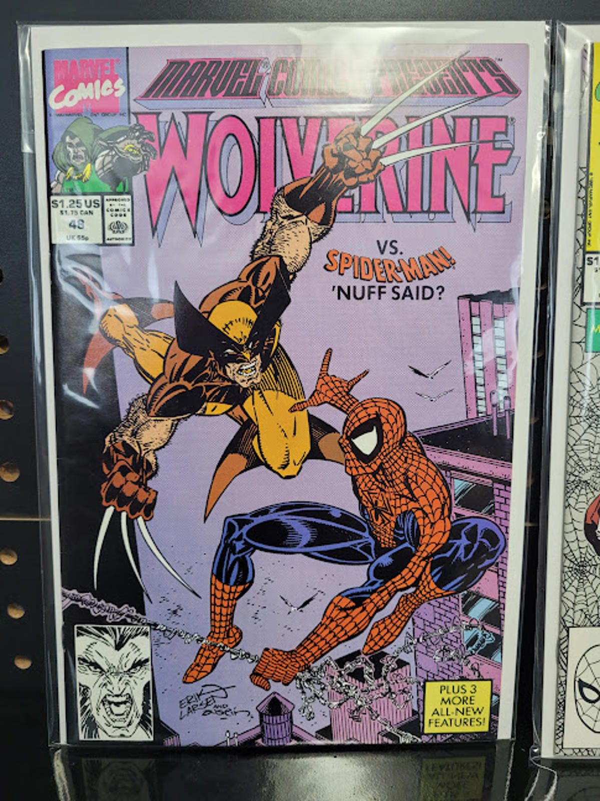 Marvel Comics Vintage Wolverine vs Spider-Man Comic Set - Collector's Must Size ONE SIZE - 2 Thumbnail