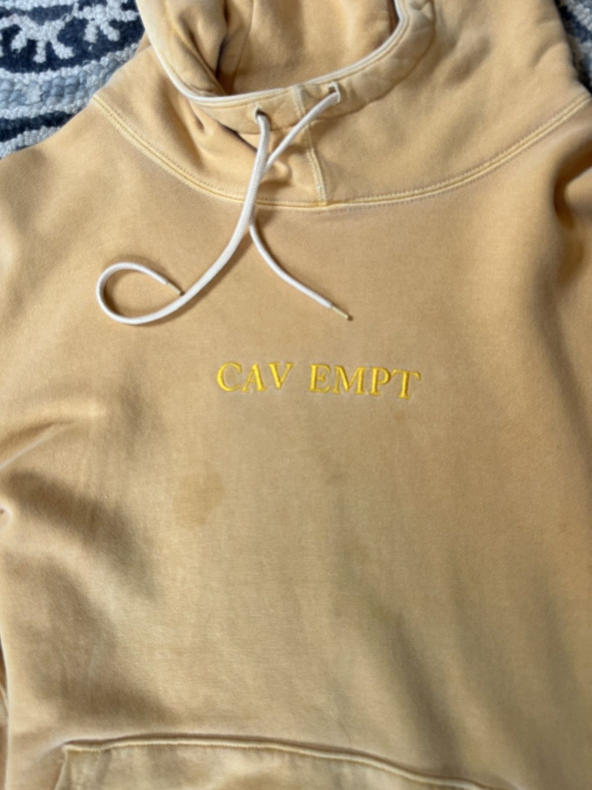 Cav Empt Cav Empt Dyed Logo Hoodie Oversized Size US L / EU 52-54 / 3 - 3 Thumbnail