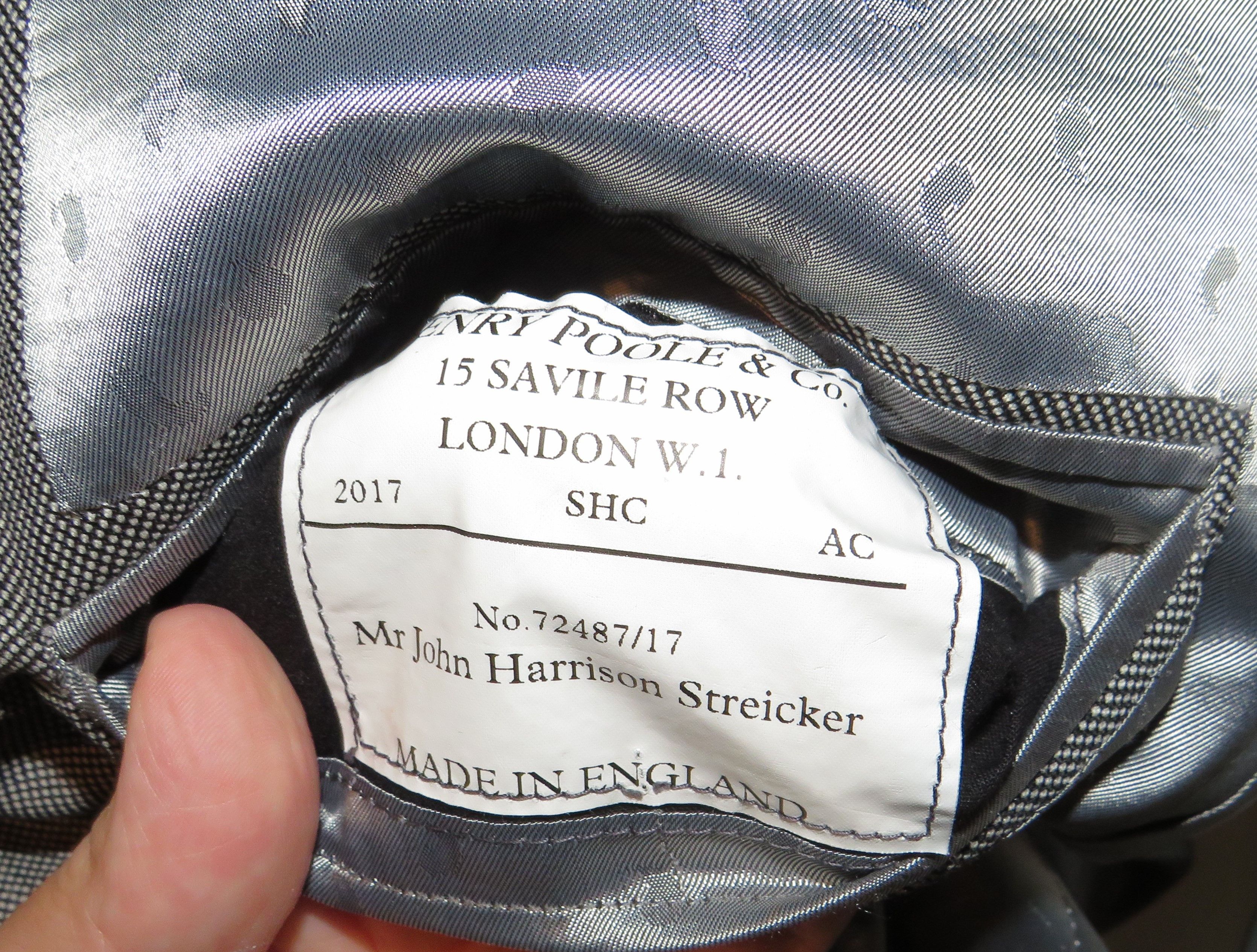 Henry Poole × Savile Row Bespoke Gray Birdseye Two Button Sport Coat Size 46R - 15 Thumbnail