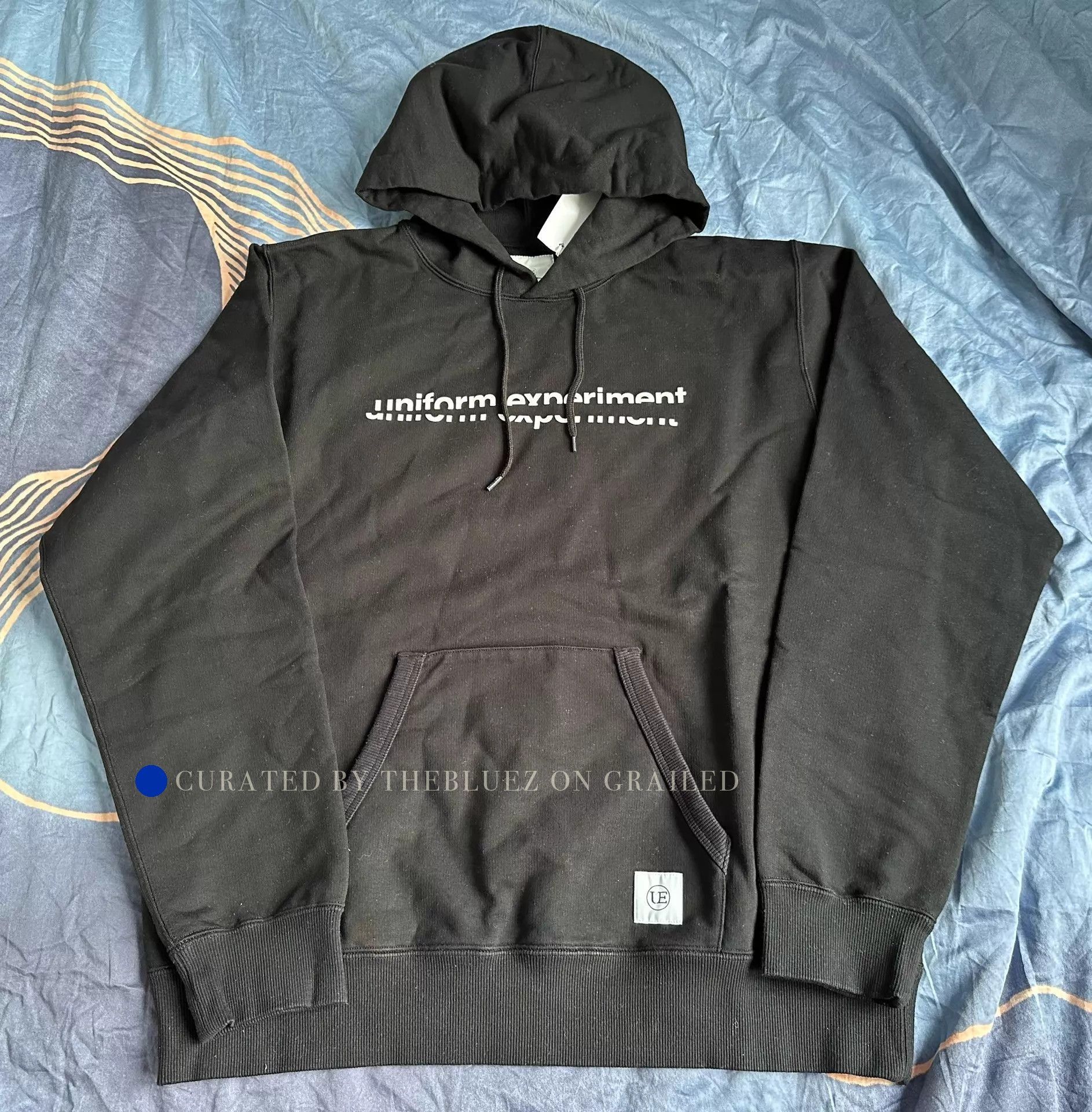 uniform experiment Heavyweight Logo Hoodie in Black Size US L / EU 52-54 / 3 - 1 Thumbnail