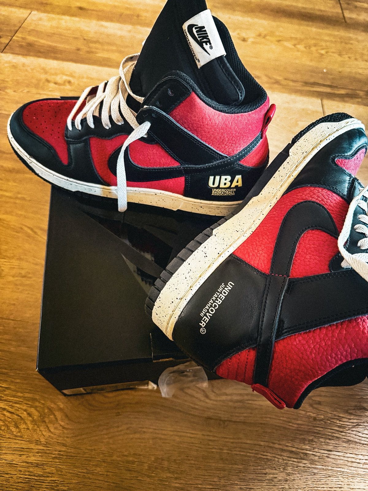 Nike × Undercover Undercover x Nike Dunk High 1985 "UBA" Size US 8 / EU 41 - 3 Thumbnail