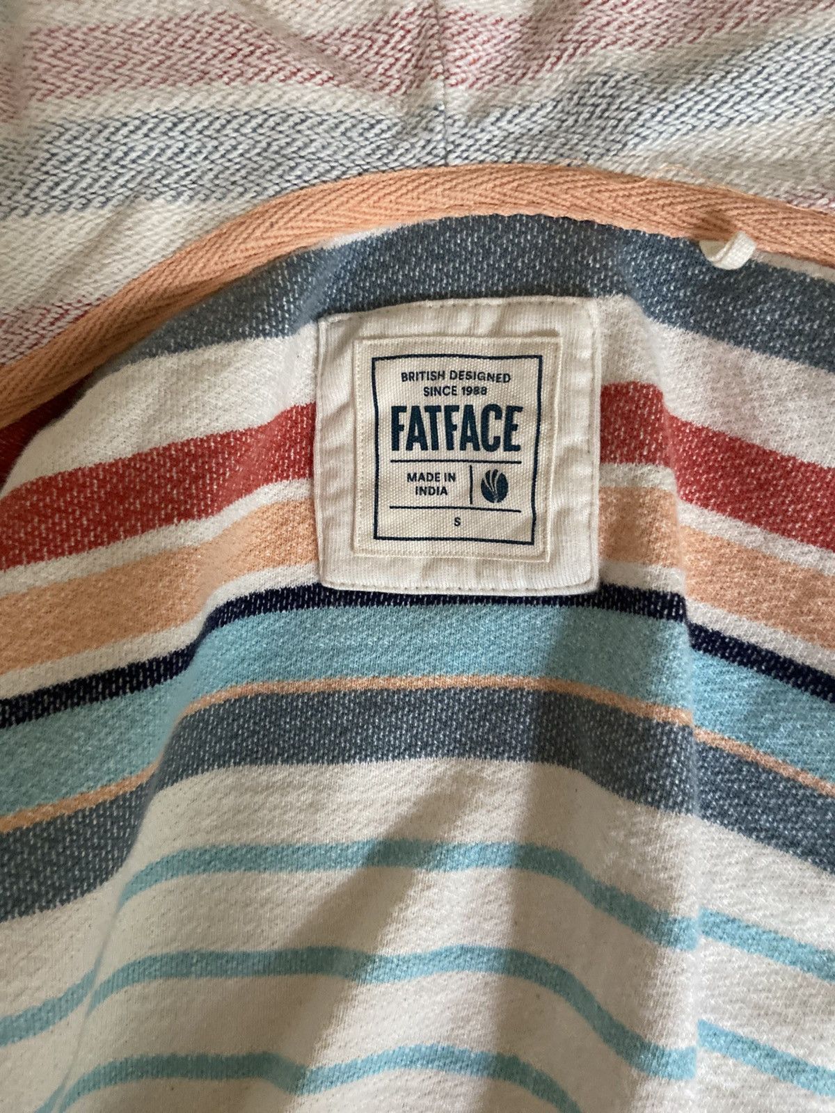 FatFace Fatface multicoloured striped zip up hoodie Size S Size S / US 4 / IT 40 - 4 Thumbnail