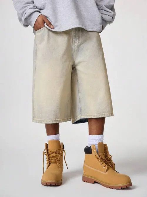 Jean × Vintage Vintage Jorts Designer Y2k Shorts Jeans Size US 32 / EU 48 - 2 Thumbnail