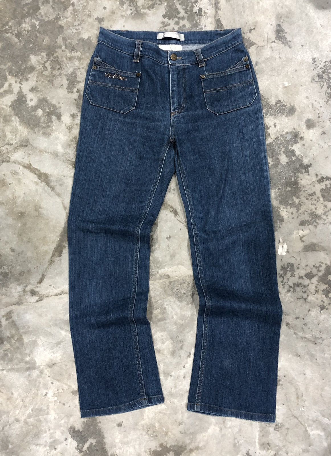 If Six Was Nine × Max Mara Max mara BushPants Design Jeans Size 30" / US 8 / IT 44 - 1 Thumbnail