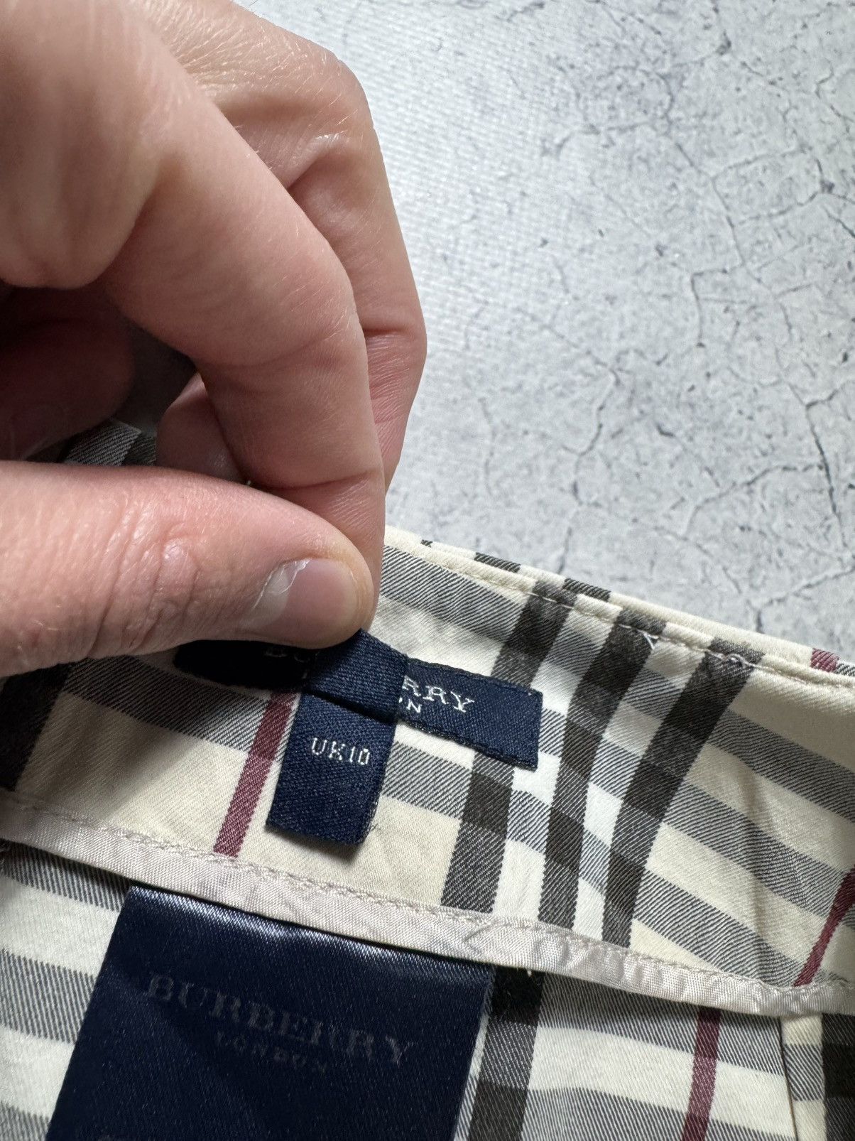 Burberry Burberry London Nova Check Monogram Women’s Skirt Luxury Size 28" / US 6 / IT 42 - 9 Thumbnail