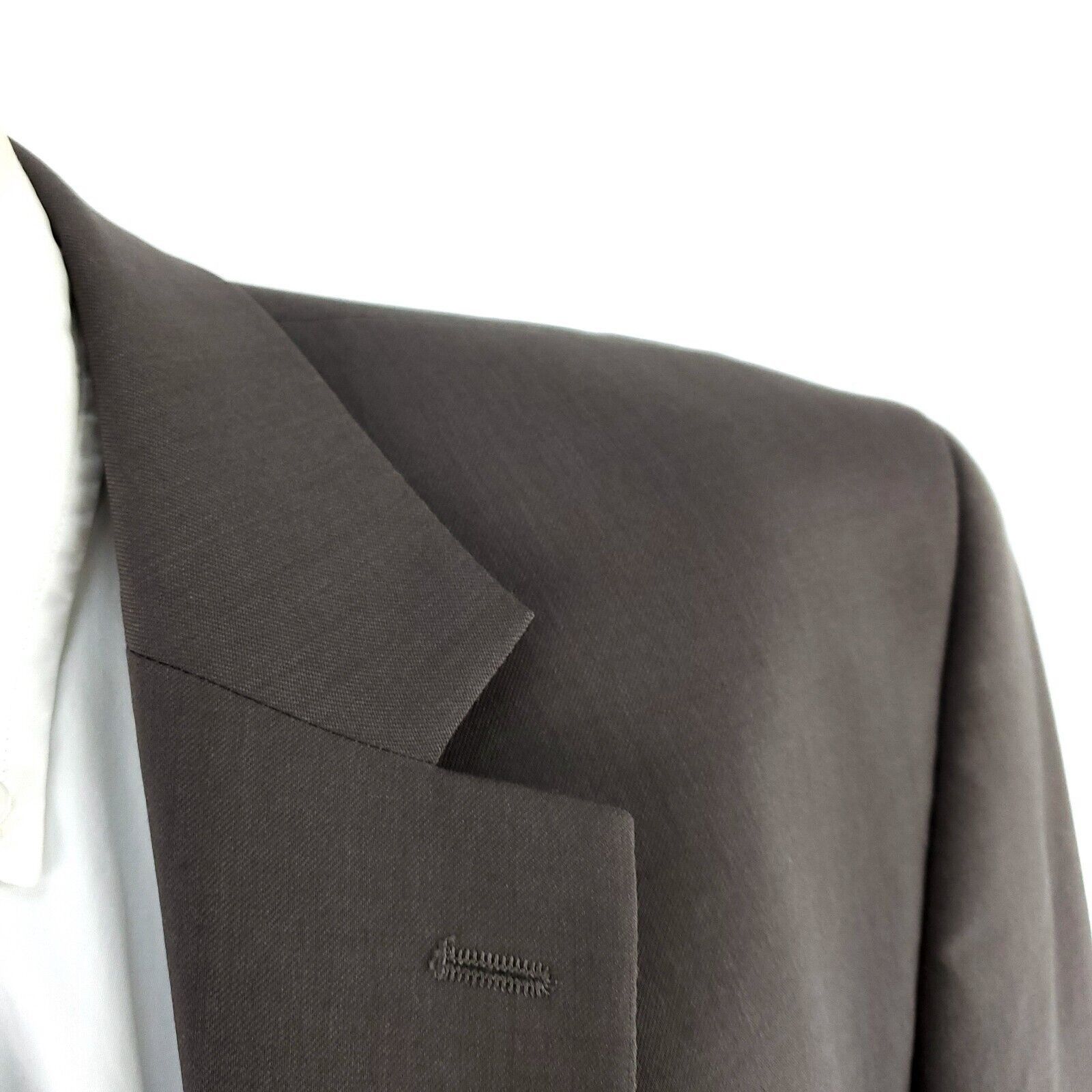 Michael Kors Michael Kors Wool 2 Button Blazer 42L Beige Size 42L - 2 Thumbnail