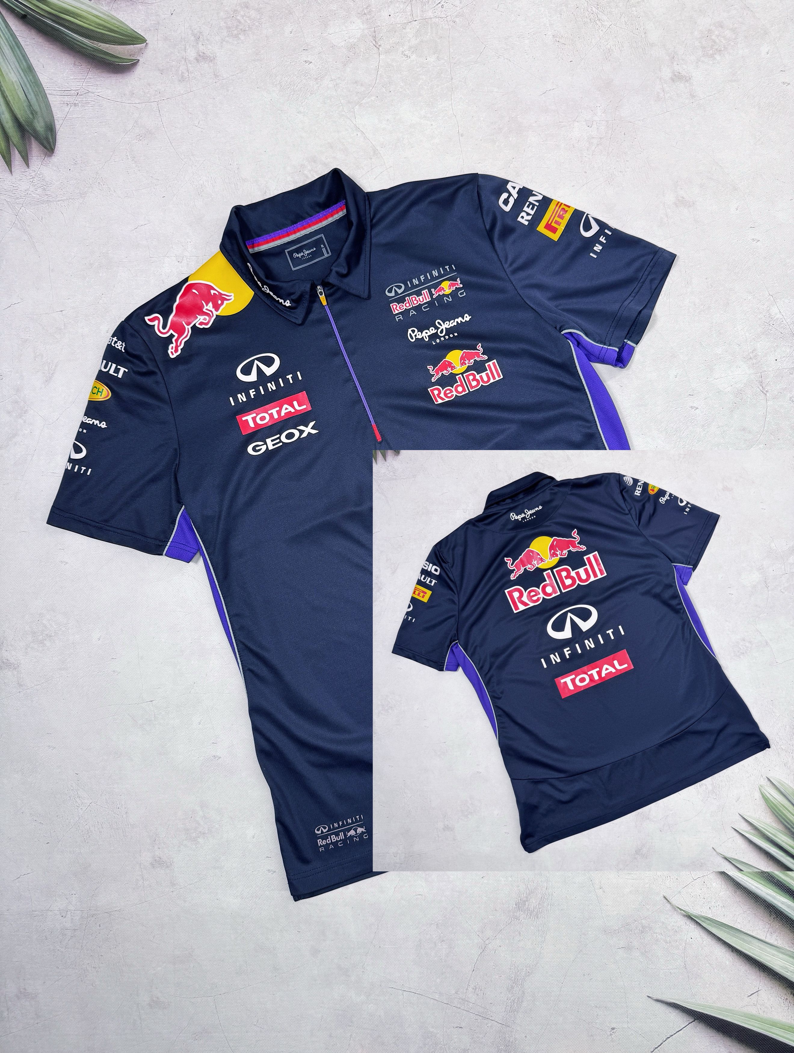 Pepe Jeans Red Bull Pepe Jeans Polo T-Shirt Infiniti Total Formula1 Size US L / EU 52-54 / 3 - 1 Thumbnail