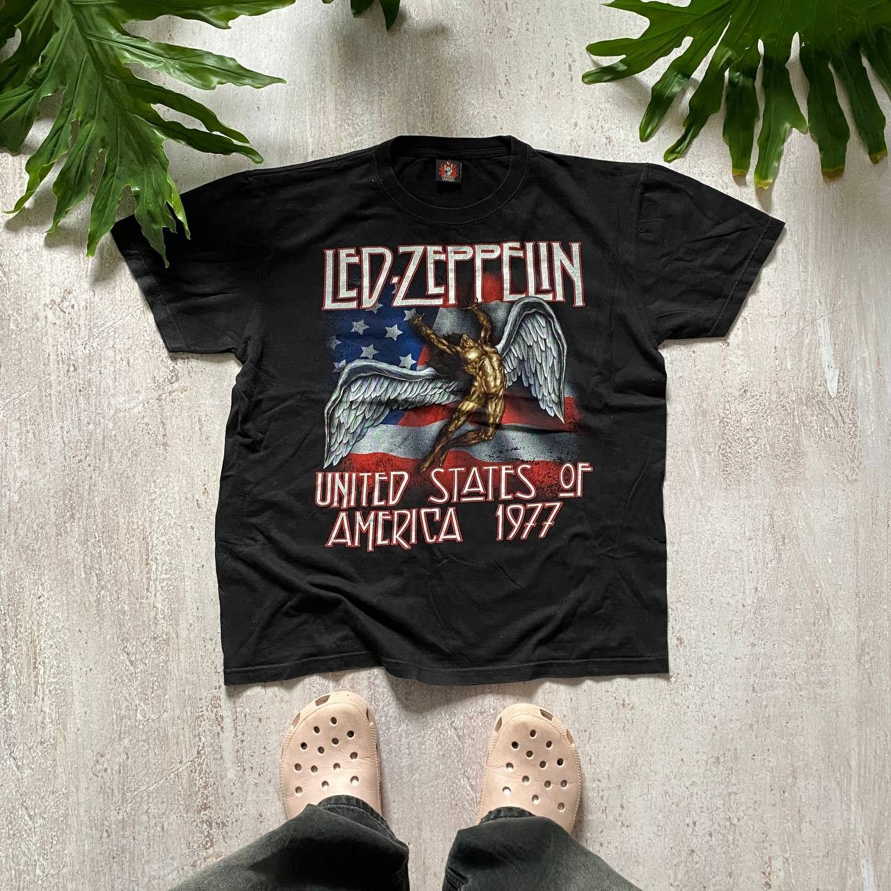 Band Tees VINTAGE 90S LED ZEPPELIN RARE AMAZING FADED T SHIRT 213 Size US L / EU 52-54 / 3 - 1 Thumbnail