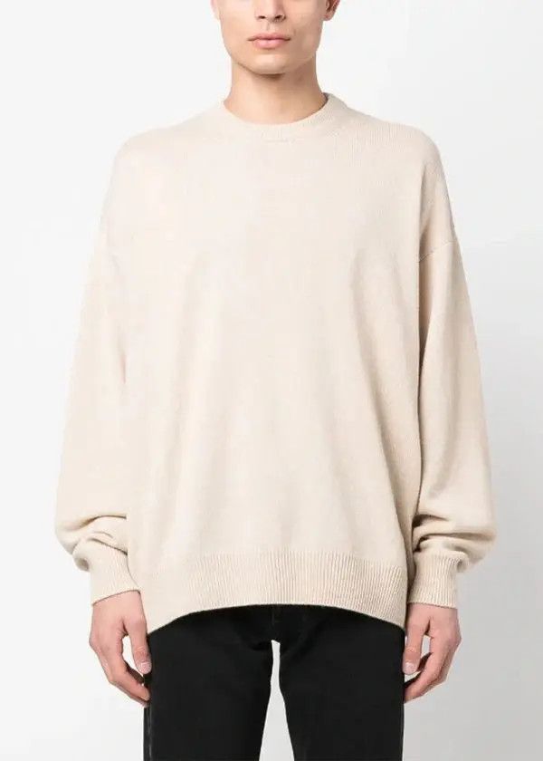 Balenciaga o1mt1gz1224 Sweater in Beige Size US S / EU 44-46 / 1 - 4 Thumbnail