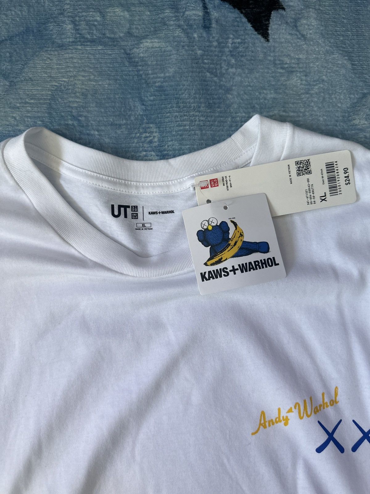 Kaws × Uniqlo KAWS+WARHOL UNIQLO tshirt Size US XL / EU 56 / 4 - 3 Thumbnail