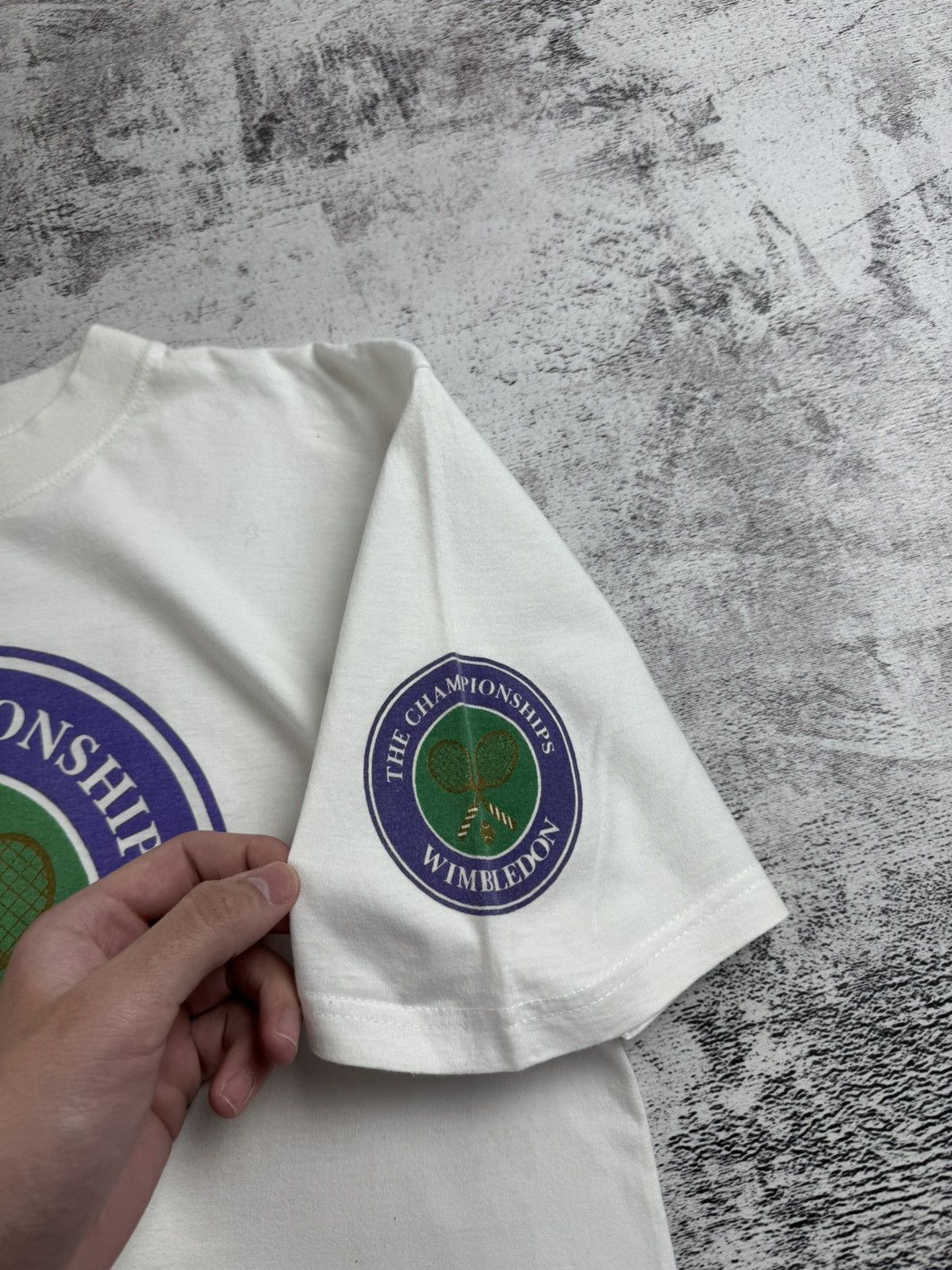 Vintage Tim Henman Team Wimbledon Tennis 1990s RARE Jersey T Shirt Size US L / EU 52-54 / 3 - 10 Thumbnail