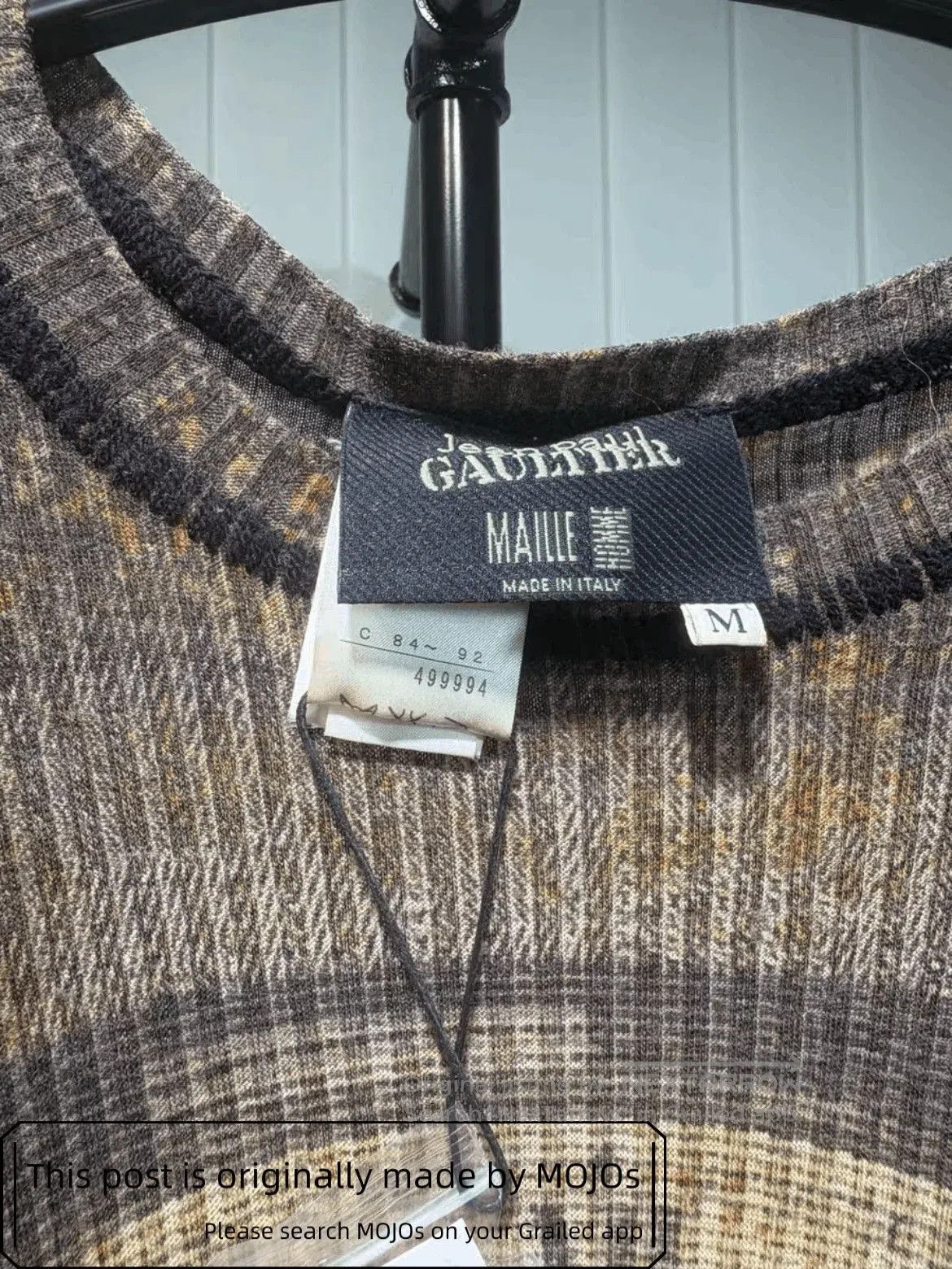 Jean Paul Gaultier Sz 48 Jean Paul Gautier Clock Man Print Distressed Knitwear Size US M / EU 48-50 / 2 - 4 Thumbnail