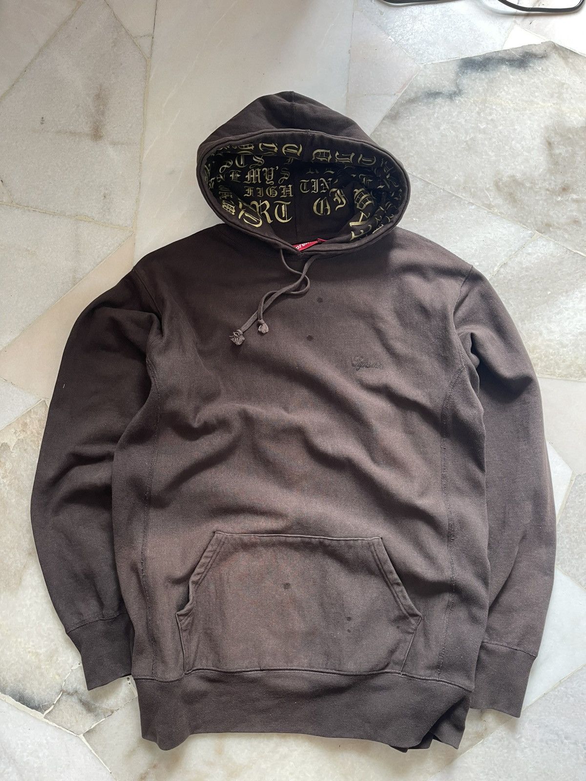 Supreme 2005 Supreme Sun Tzu Old Script Hoodie Size US XL / EU 56 / 4 - 2 Thumbnail