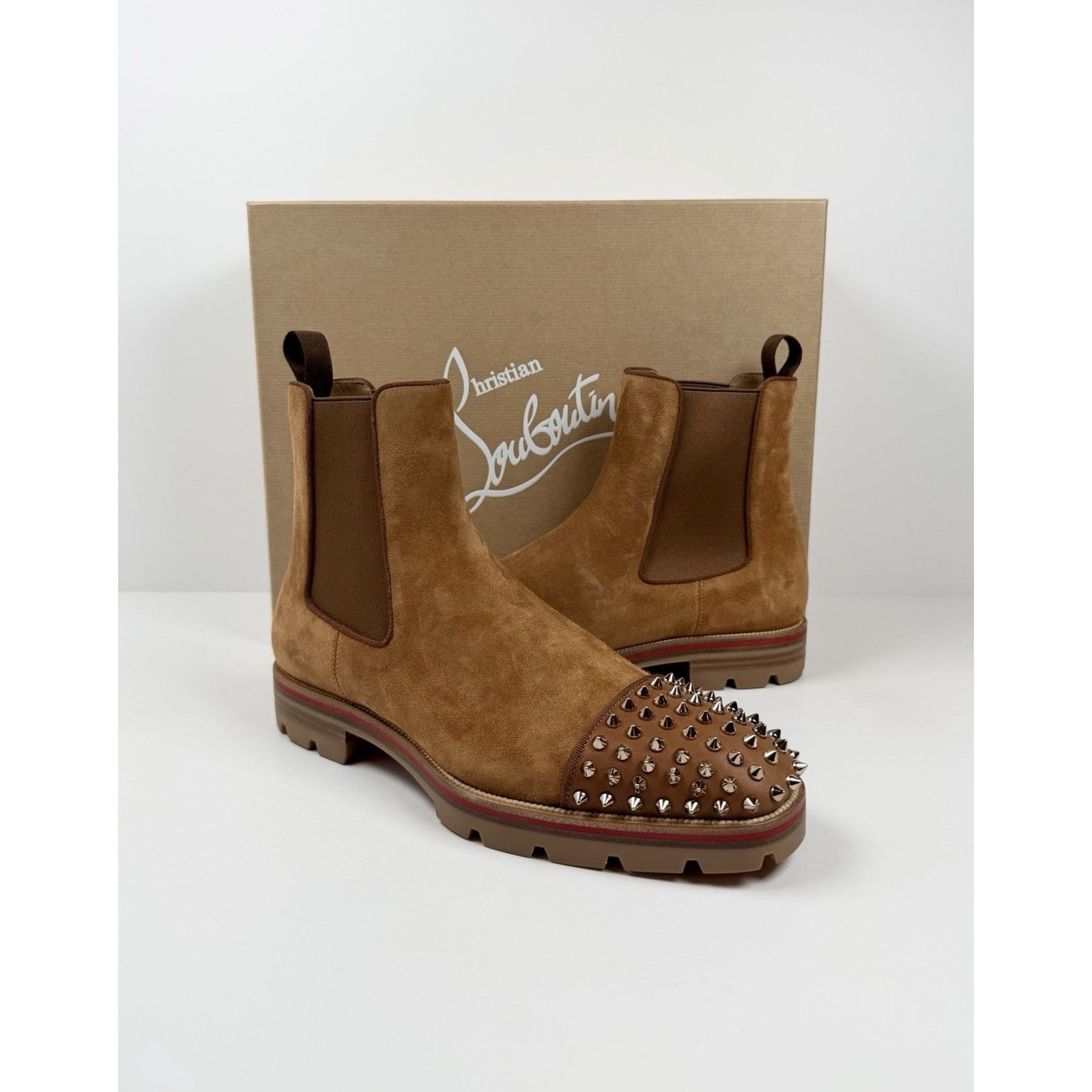 Christian Louboutin Size 7.5US - Christian Louboutin Melon Spikes Boots NEW Size US 7.5 / EU 40-41 - 2 Thumbnail