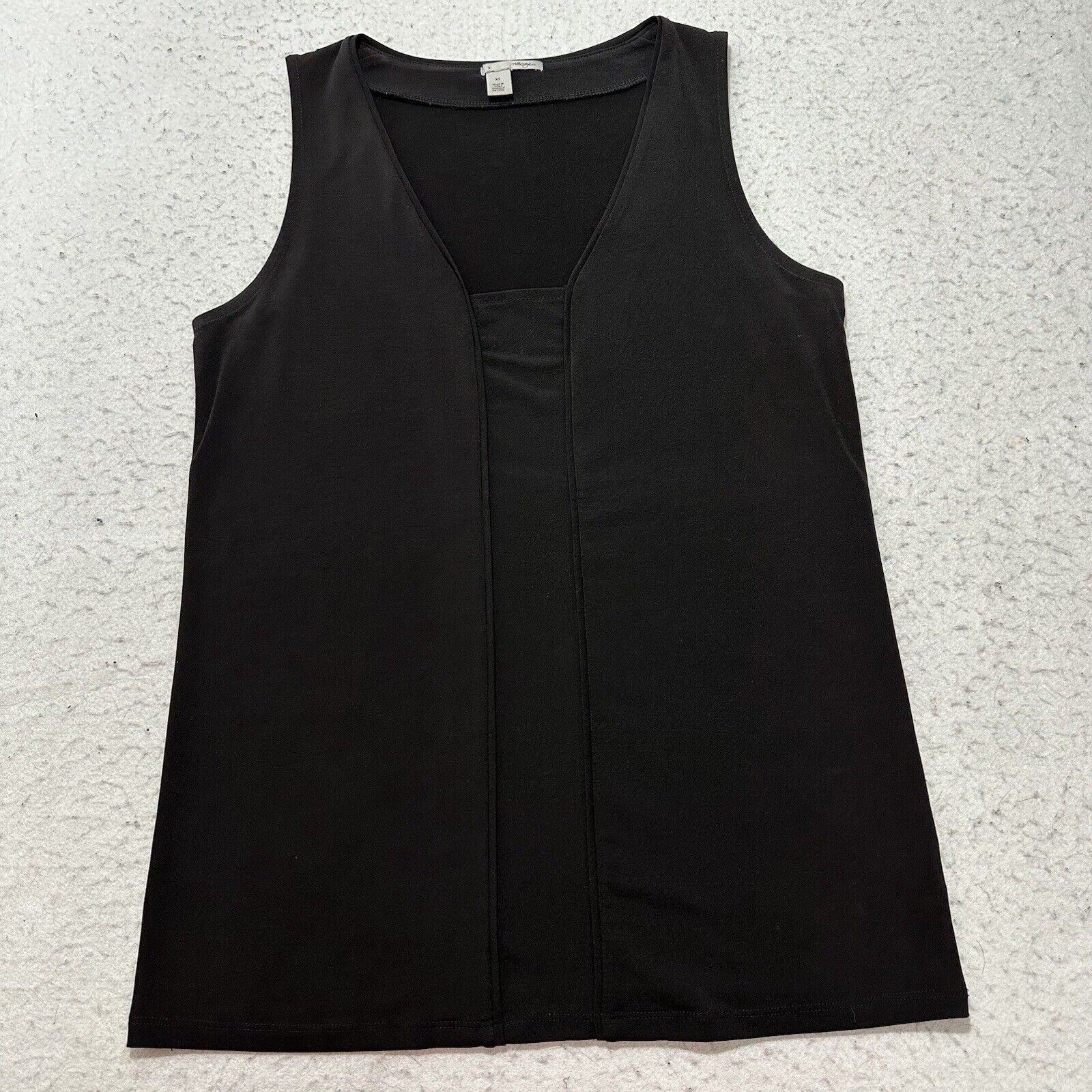 Other Halogen XS Black Tank Top Lightweight Career Blouse Stretch Size XS / US 0-2 / IT 36-38 - 1 Thumbnail